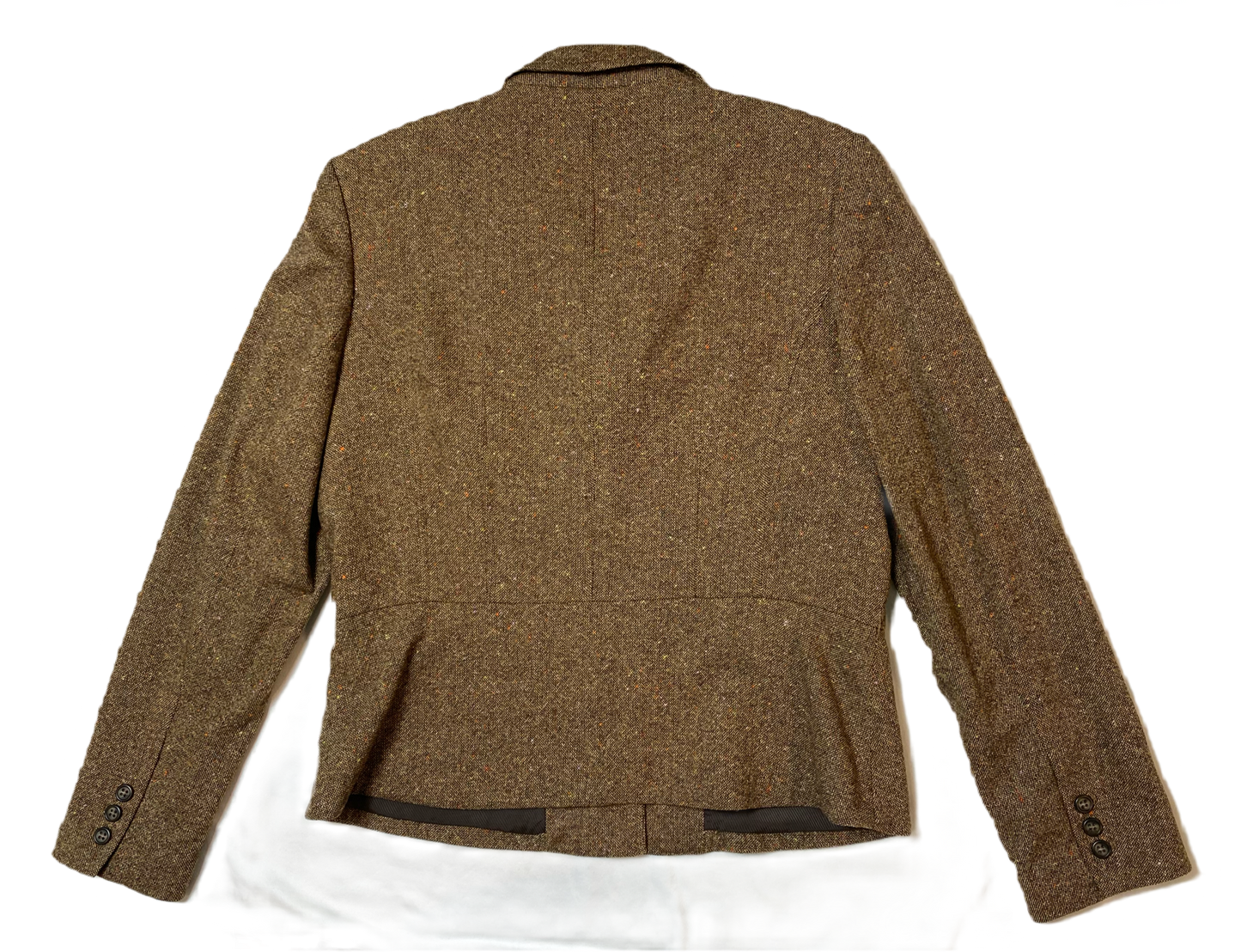The Limited Stretch Tweed Blazer  Four button, lined, brown tweed, stretch blazer with front flap pockets.
Pair this with skinny jeans, tall boots and a cream tee for a fashionable Fall outfit!