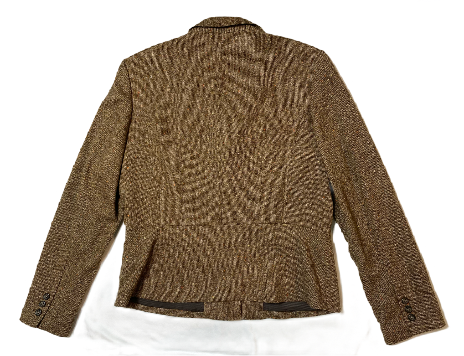 The Limited Stretch Tweed Blazer  Four button, lined, brown tweed, stretch blazer with front flap pockets.
Pair this with skinny jeans, tall boots and a cream tee for a fashionable Fall outfit!