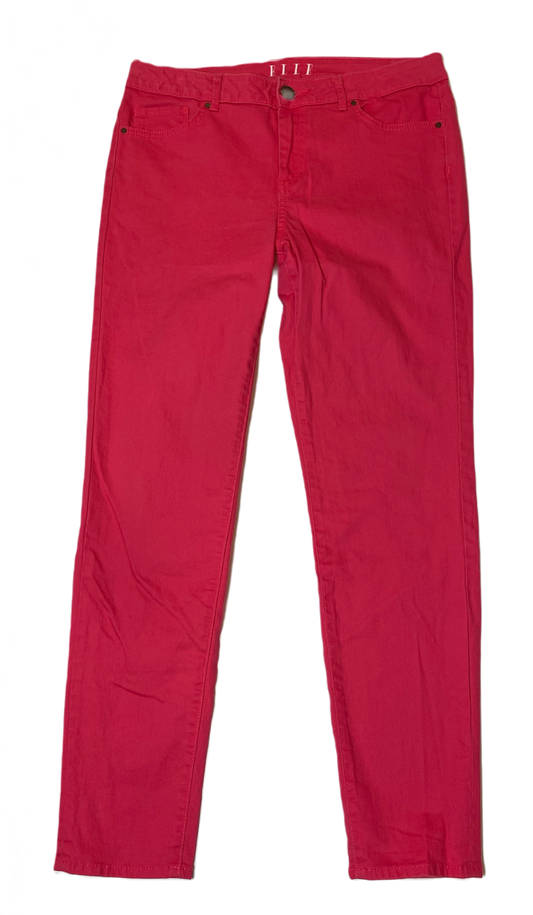 ELLE Hot Pink Jeans Hot pink 5 pocket jeans.