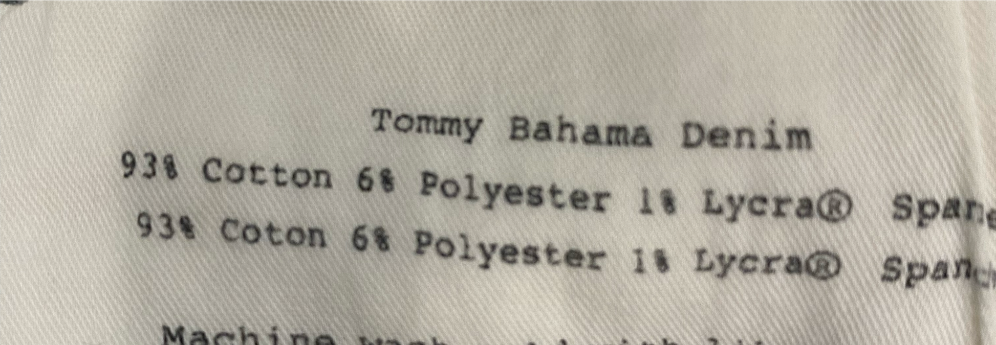 Tommy Bahama White Cropped Jeans White cropped denim 5 pocket jeans.