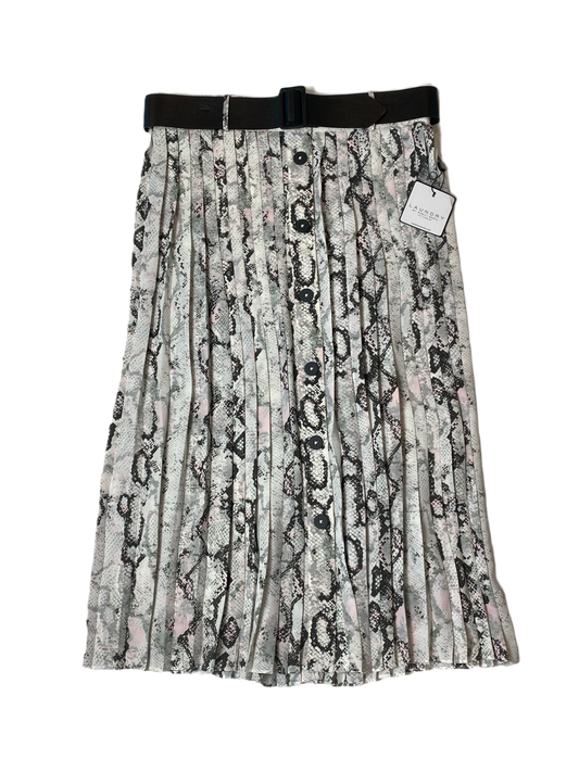 Laundry by Shelli Segal Snake Print Skirt Laundry by Shelli Segal mid length button front pleated snake print skirt with belted waist. NWT