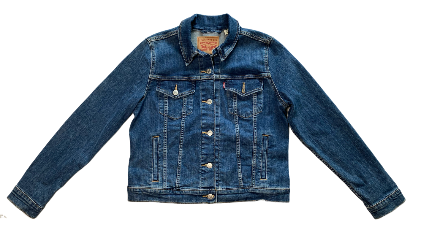 Levi's Classic Denim Jacket, perfect to throw whatever you are wearing, from bathing suit to beaded gown.  It always looks right!Womens TopsLevi's Denim JacketDenim Jacket