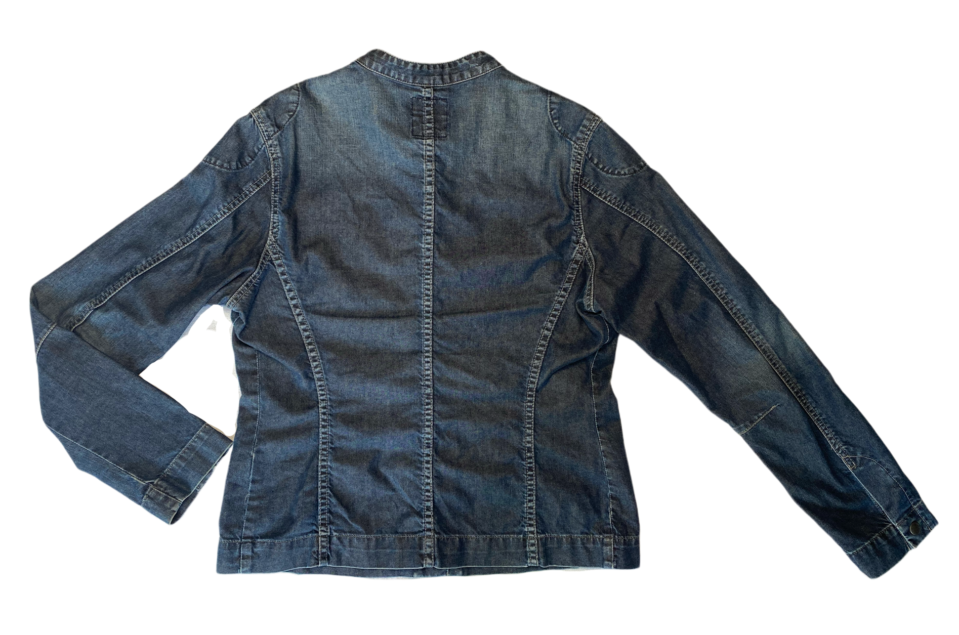 Lucky Brand Denim Jacket Lucky Brand no collar denim jacket.