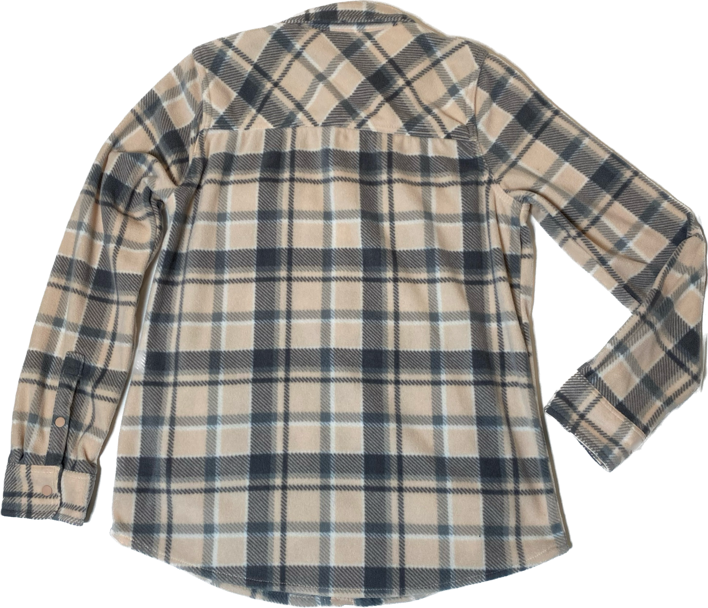 O'Neill Fleece Snap Front Plaid Jacket Stay cozy and stylish with the O'Neill Fleece Snap Front Plaid Jacket! Made by O'Neill, this jacket features a peach, grey, an