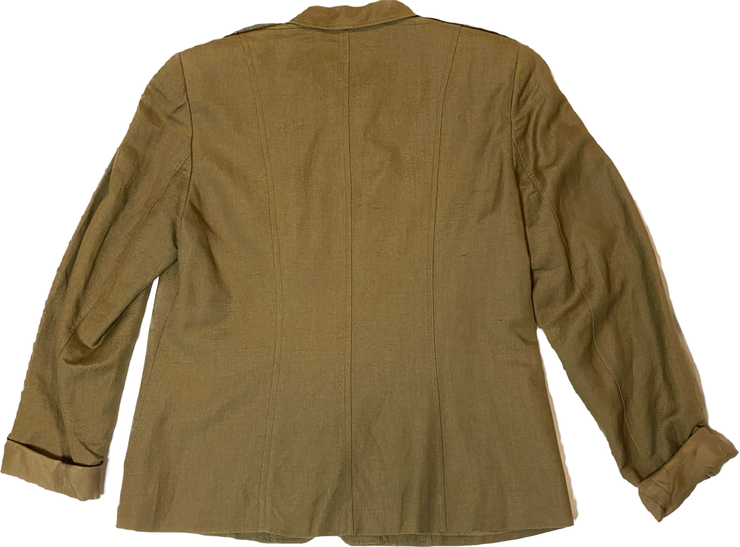 Rafaella Zip Front BlazerMoss green fully lined zip front blazer with epaulettes and soft shoulder pads.
Great blazer for the fall with leggings an lace up boots!