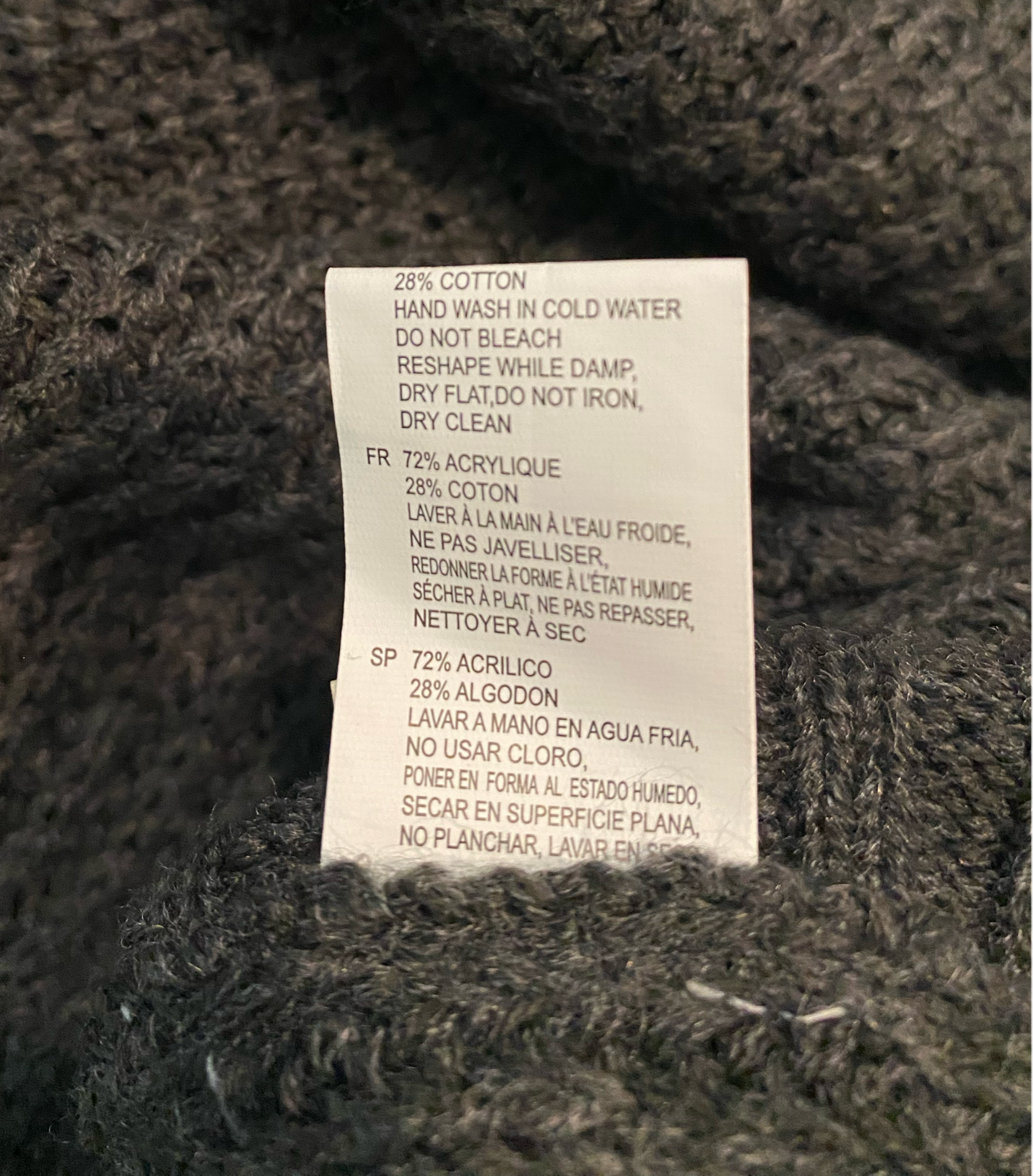 RD Style Pull-Over Cowl Neck Sweater - NWT New with tags!!! Charcoal grey, split sides, pull-over tunic style sweater. A great elevated basic for any wardrobe!