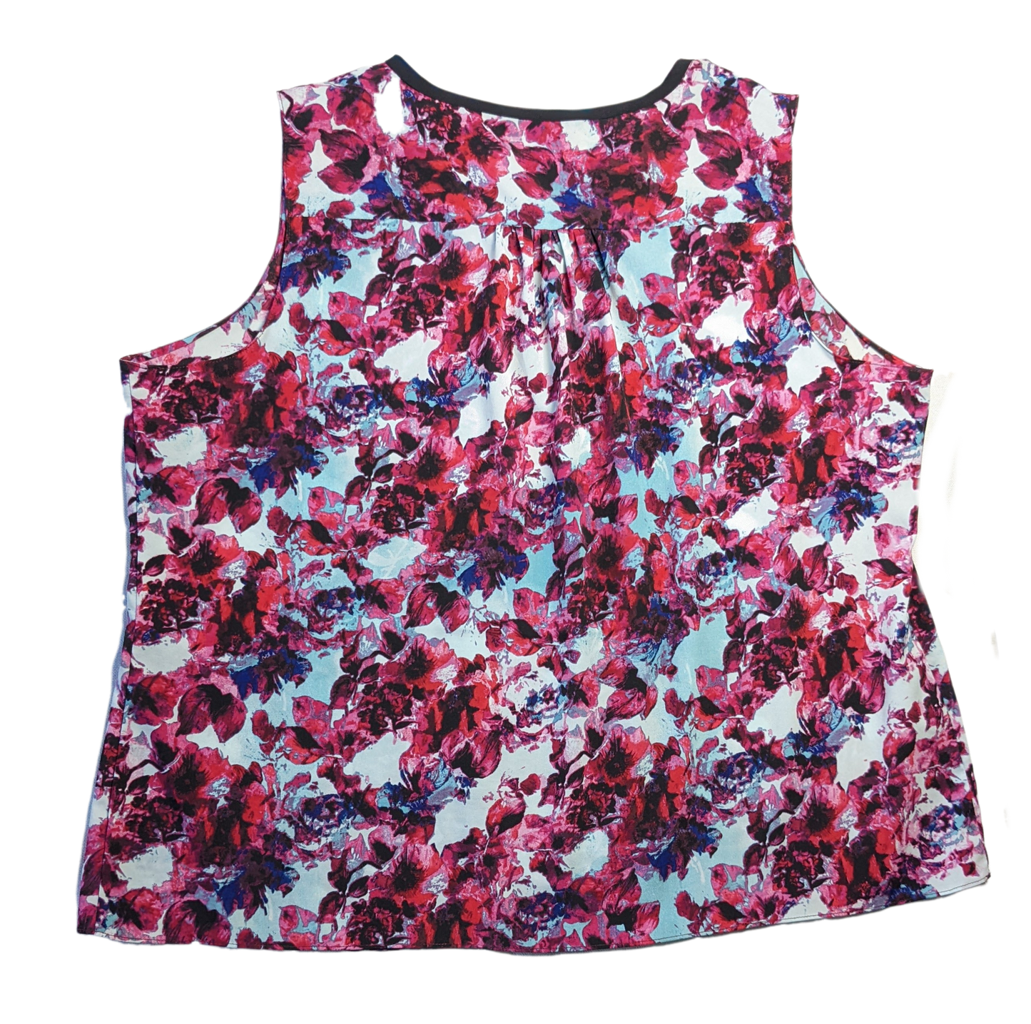 Ellen Tracy Sleeveless Printed TopThe colors in this top are gorgeous!  And they will go with so many things.  Dress it up or down, you are good to go!