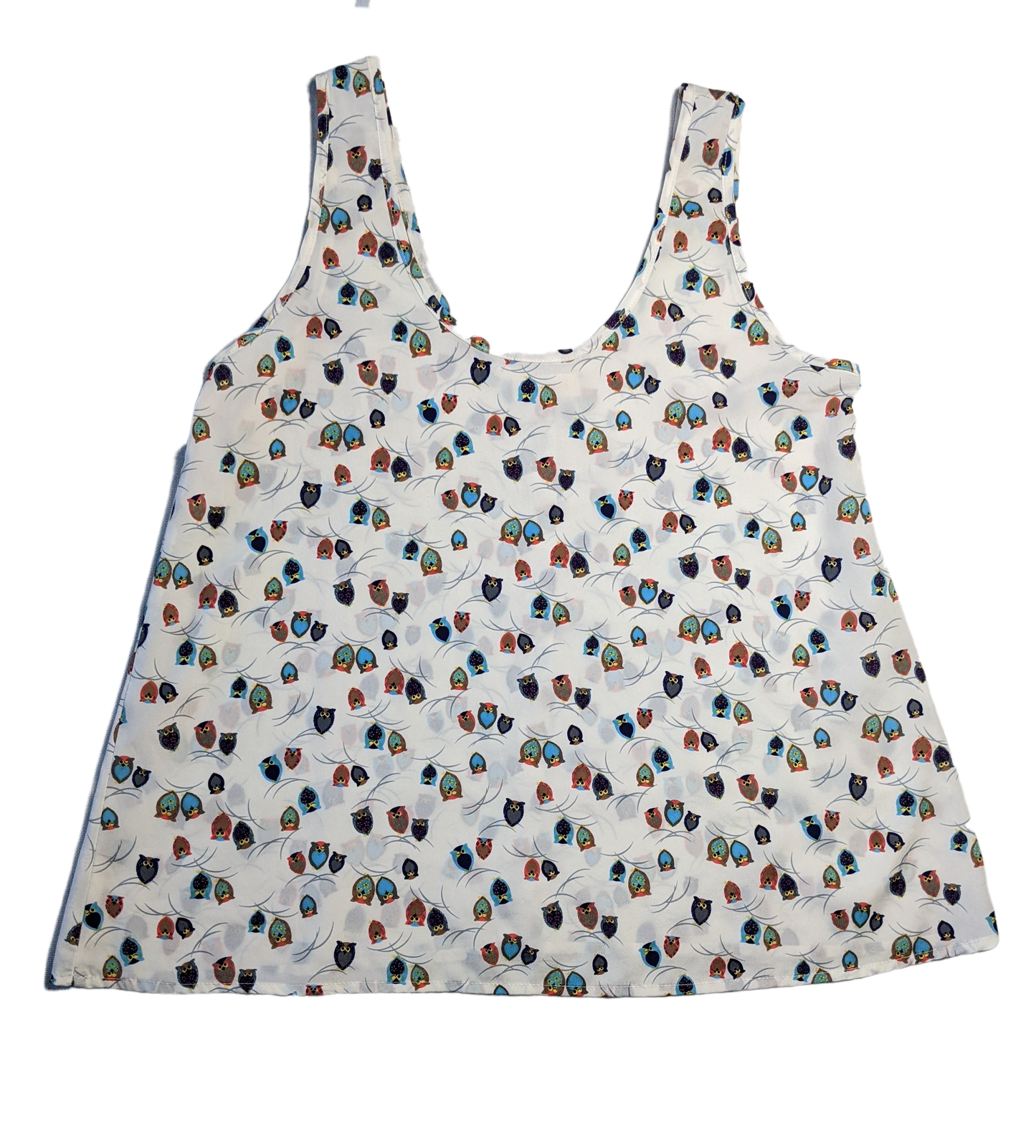 Phanuel Owl Print TankThis tank has the cutest print!  Little owls are scattered all over this tank!  And, you can't really tell they are owls until you get up close!  So cute!