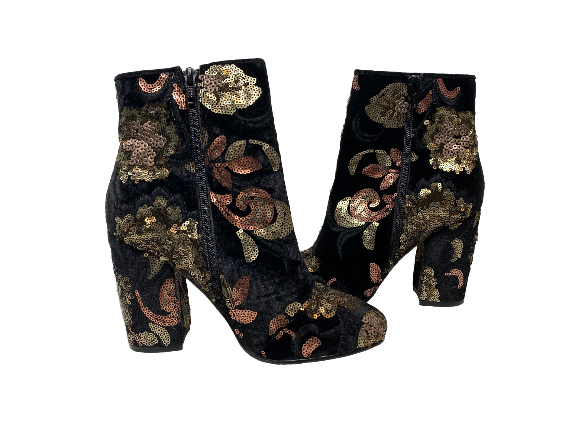 Aldo Sequin Embellished Ankle BootsWow! These are stunning boots with so much detail with the sequins..
Dress up your jeans for a fun night out, or wear with a skirt for a funky look!Aldo Sequin Embellished Ankle BootsShoes