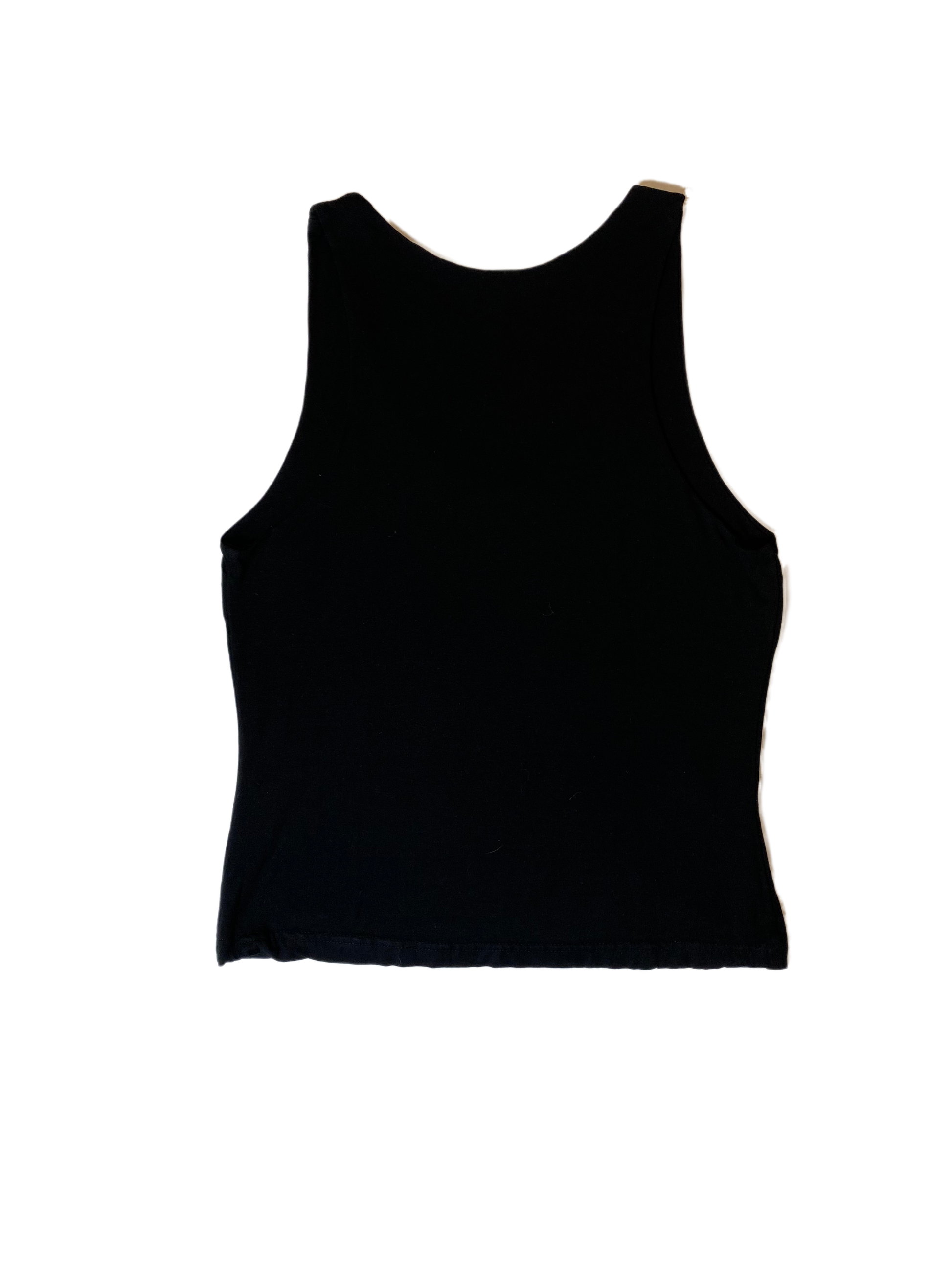 CAbi Black V-Neck Sleeveless Top This is a great basic v-neck tank. Wear as is, or as a layering piece.
