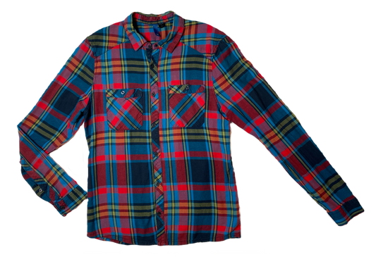 Divided Bright Color Plaid Shirt Beautiful multi colored plaid shirt with front pockets. Brighten up your Fall wardrobe with this great shirt! You can't go wrong wit