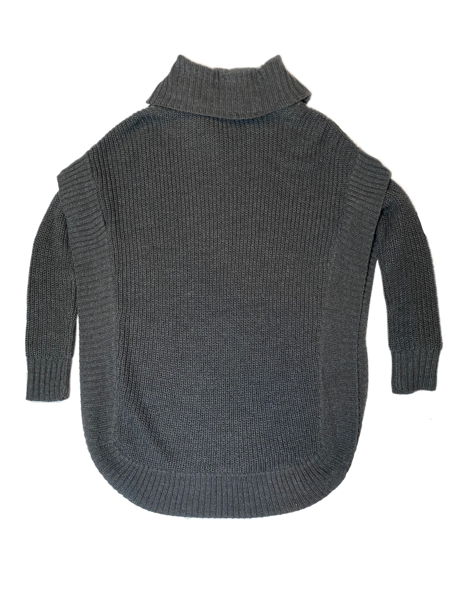 RD Style Pull-Over Cowl Neck Sweater - NWT New with tags!!! Charcoal grey, split sides, pull-over tunic style sweater. A great elevated basic for any wardrobe!