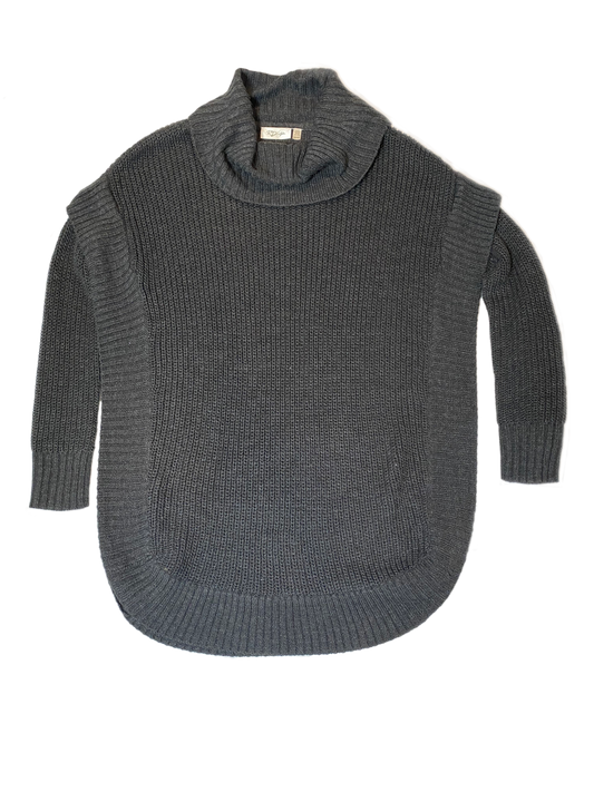 RD Style Pull-Over Cowl Neck Sweater - NWT New with tags!!! Charcoal grey, split sides, pull-over tunic style sweater. A great elevated basic for any wardrobe!