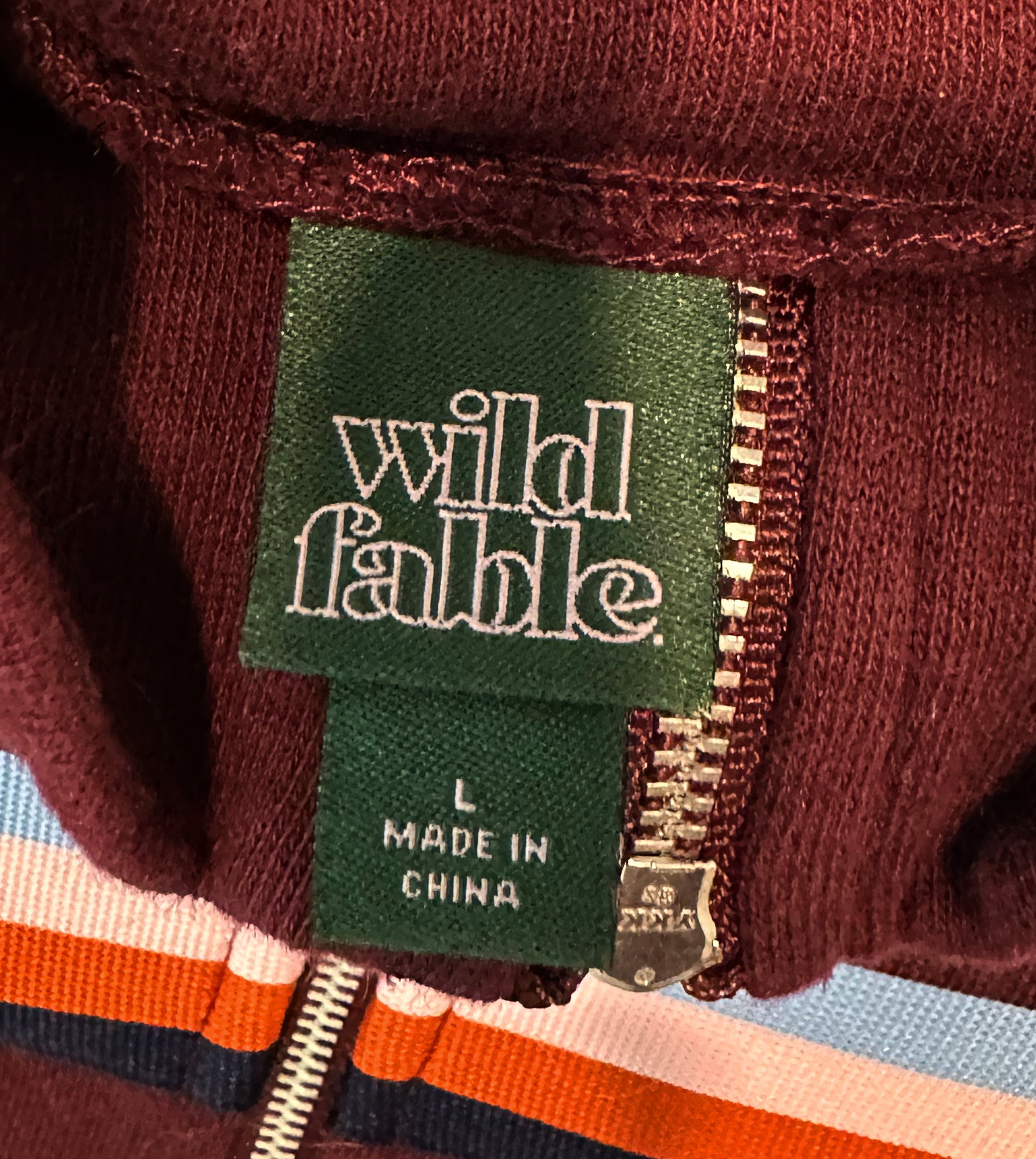 Wild Fable Cropped Zip Neck Striped Sweat Shirt Size Large Elevate your street style with the Wild Fable Cropped Zip Neck Sweat Shirt. This horizontal striped sweatsWild Fable Cropped Zip Neck Sweat ShirtThe added stripes and zip at neck make this cropped sweat shirt a great elevated basic.