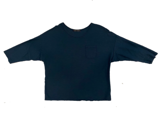 Cut Loose Dark Teal Drop Shoulder Top with Pocket The perfect every day top, in a fantastic dark teal color.