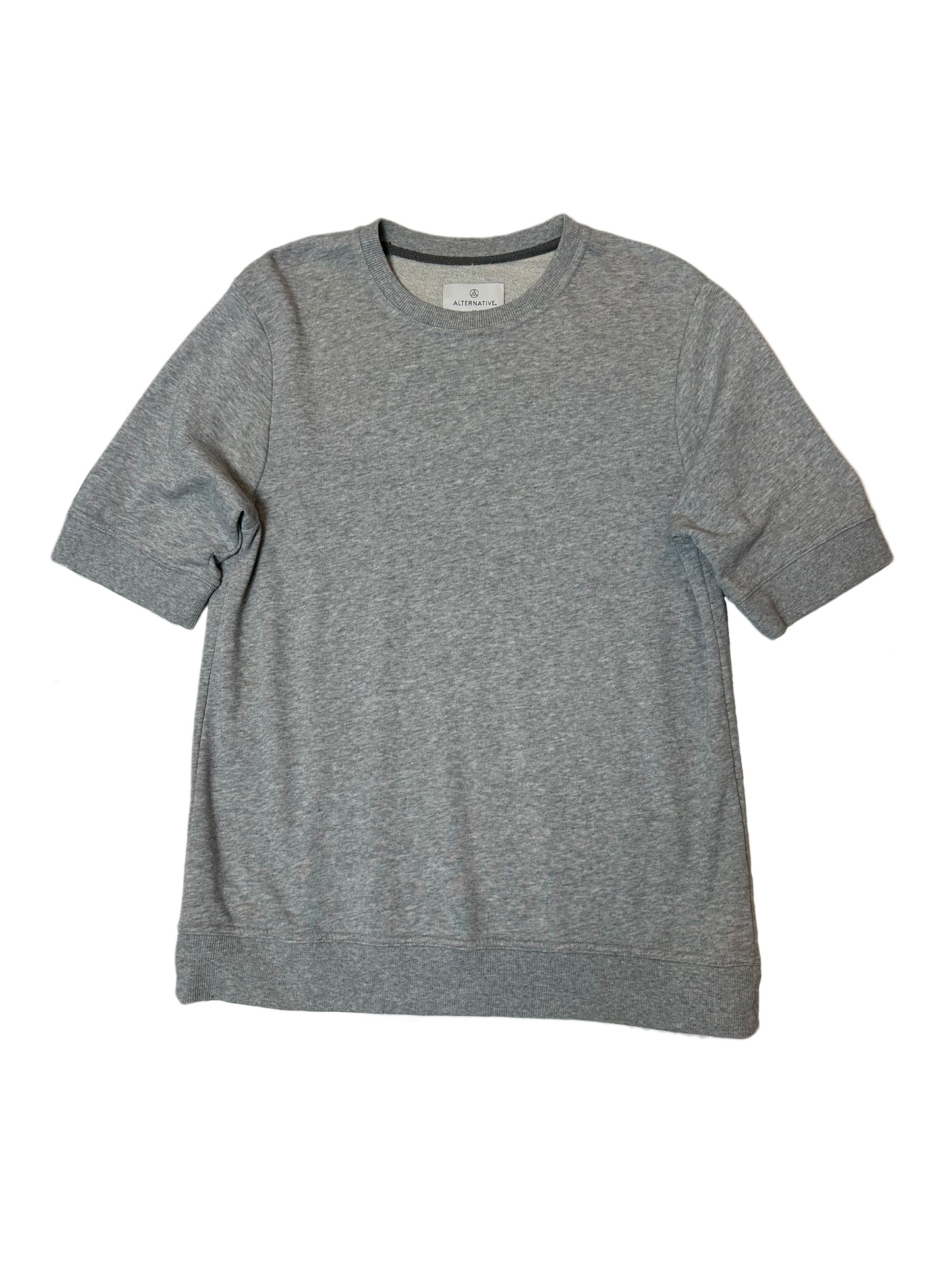 Alternative Short Sleeve Grey French Terry ShirtPair this with black leggings, tall black boots and a chunky denim jacket, or skinny jeans and white converse for a relaxed stylish look.Alternative Short Sleeve Grey French Terry ShirtShirt