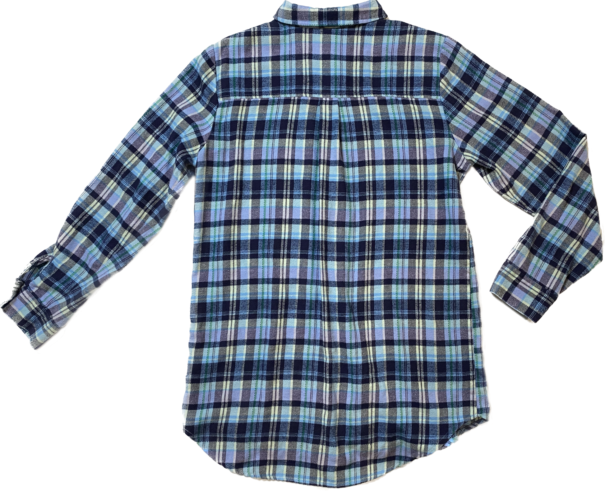 Free Press Long Sleeve Bule Flannel This soft flannel has so many great colors in it, it will match any outfi