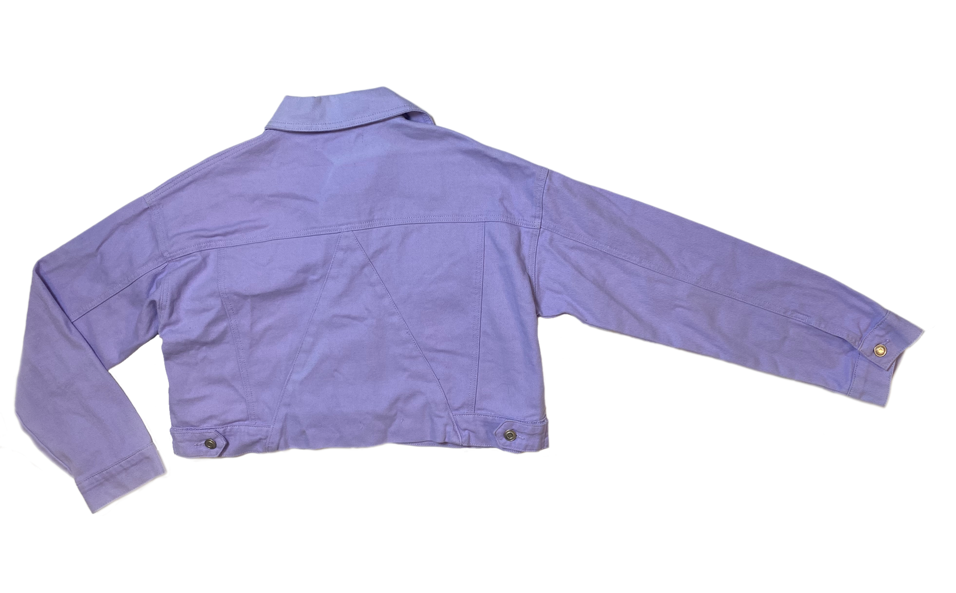 Forever 21 Lavender Crop Denim JacketLove this jacket! It's the ideal color to wear in any time of the year!
Pair this with a plaid shirt, jeans and boots, or a sundress and espadrilles.