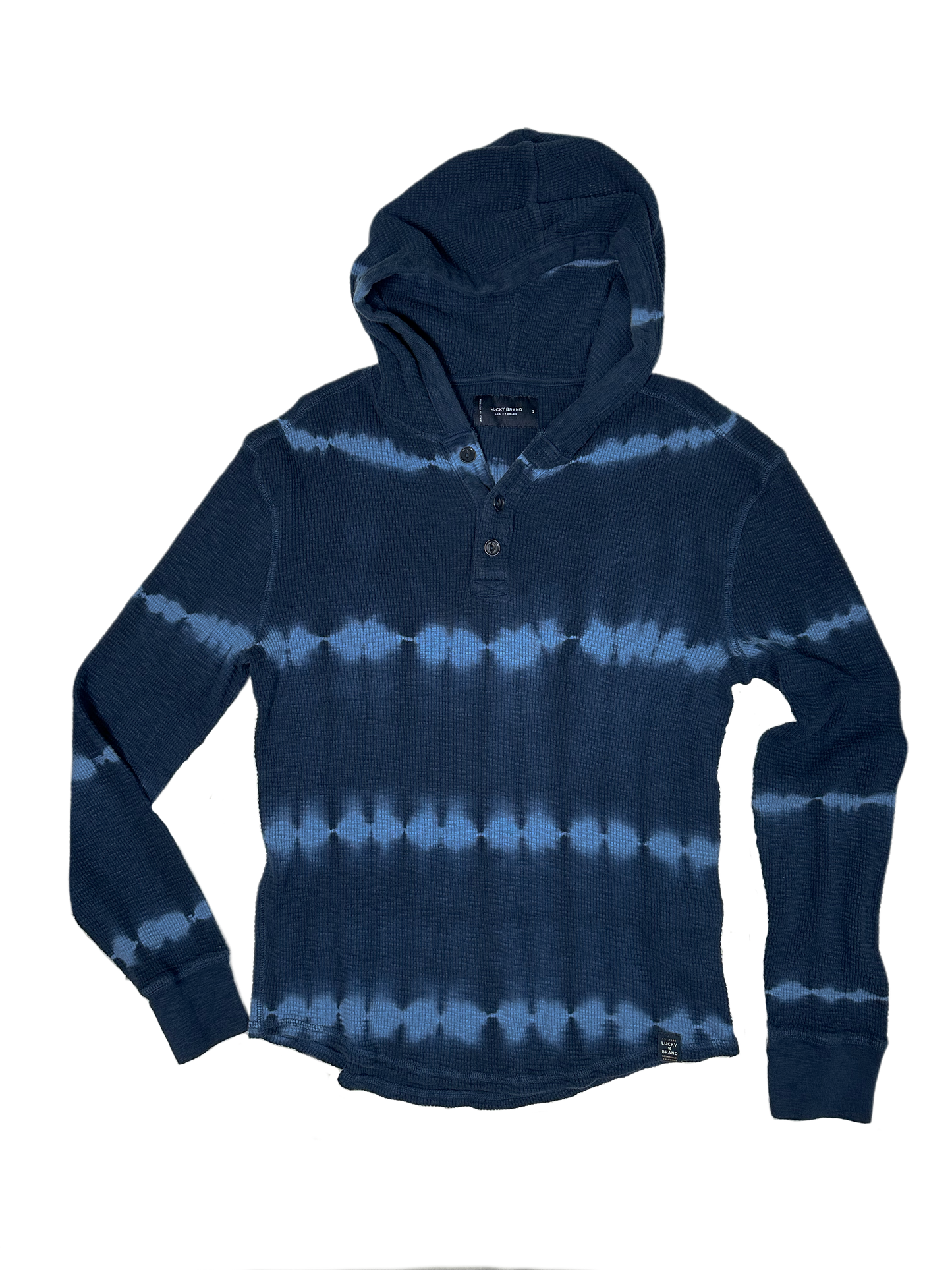 Lucky BrandRock the Lucky Brand Tie Dye Thermal Hoodie and you'll have a jacket that lets you stay comfy and keep your street style game strong! Max out your chill levels with HoodieLucky Brand Tie Dye Thermal HoodieLucky Brand Tie Dye Thermal Hoodie