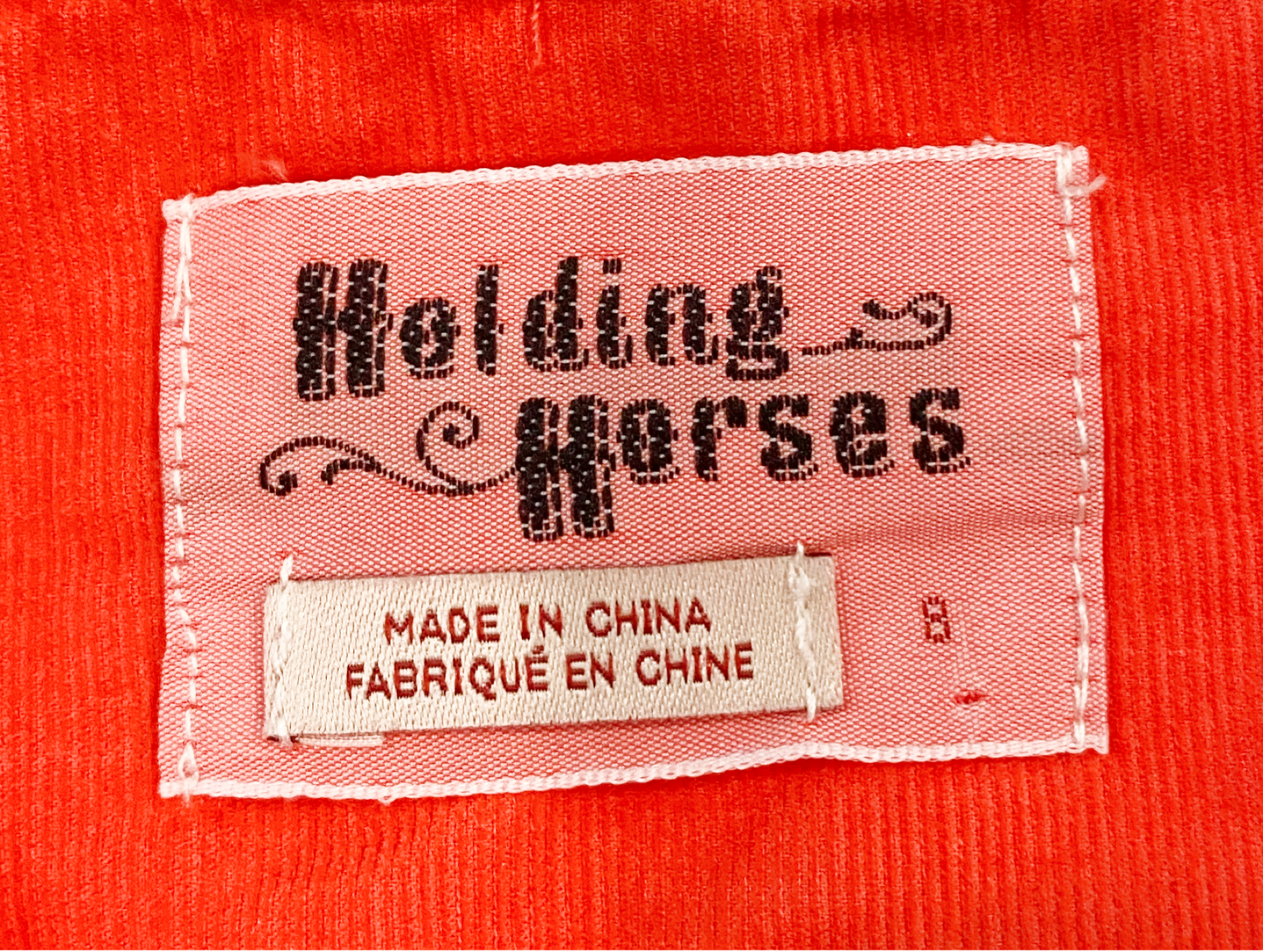 Holding Horses/Anthropologie Orange Western Shirt Size 8  Bring some western flair to your wardrobe with the Holding Horses Orange Western Shirt. The bright orange c