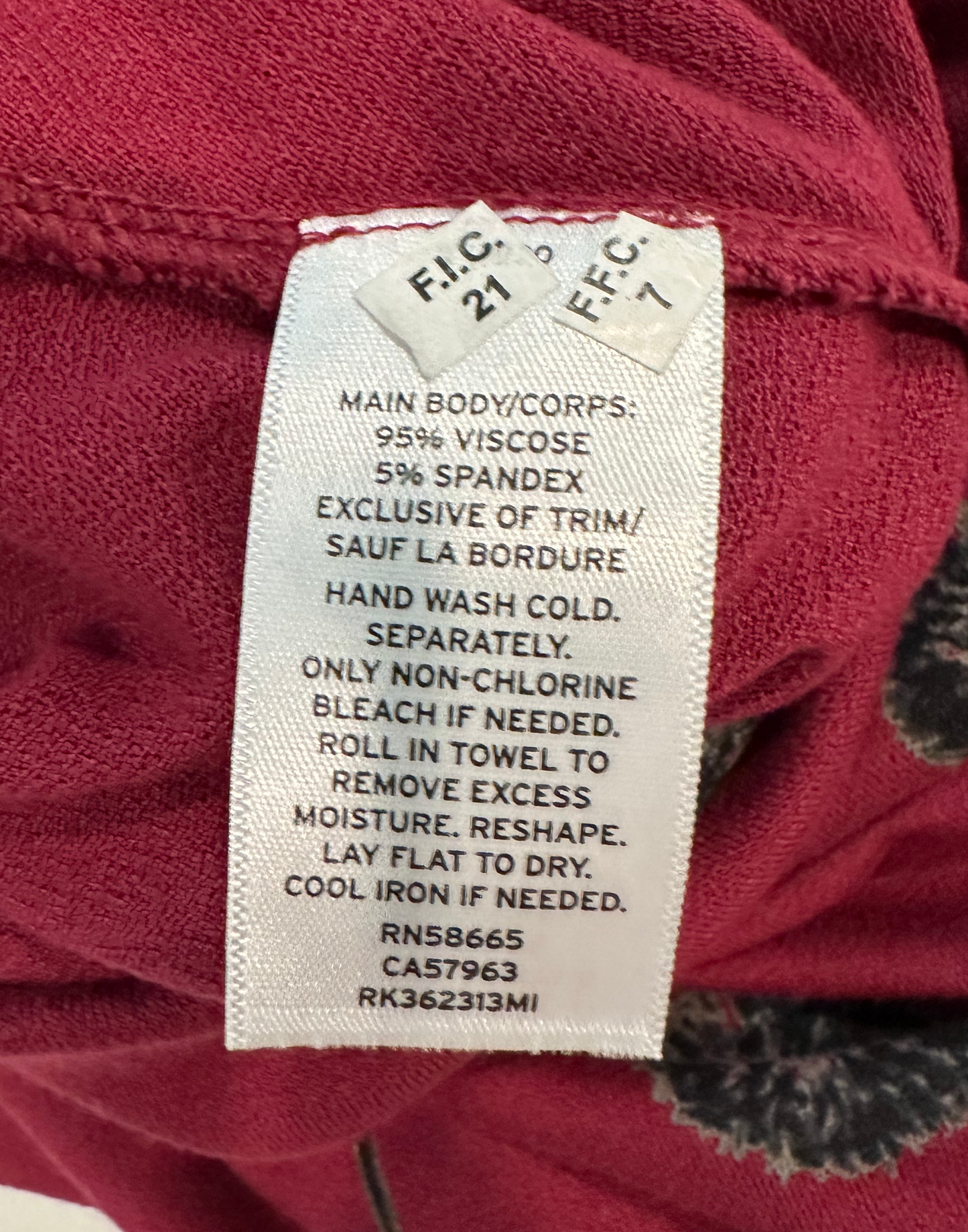 Abound Printed Burgundy Midi SkirtThis skirt looks great with a white t-shirt and denim jacket, or a chunky black sweater and tall black boots.