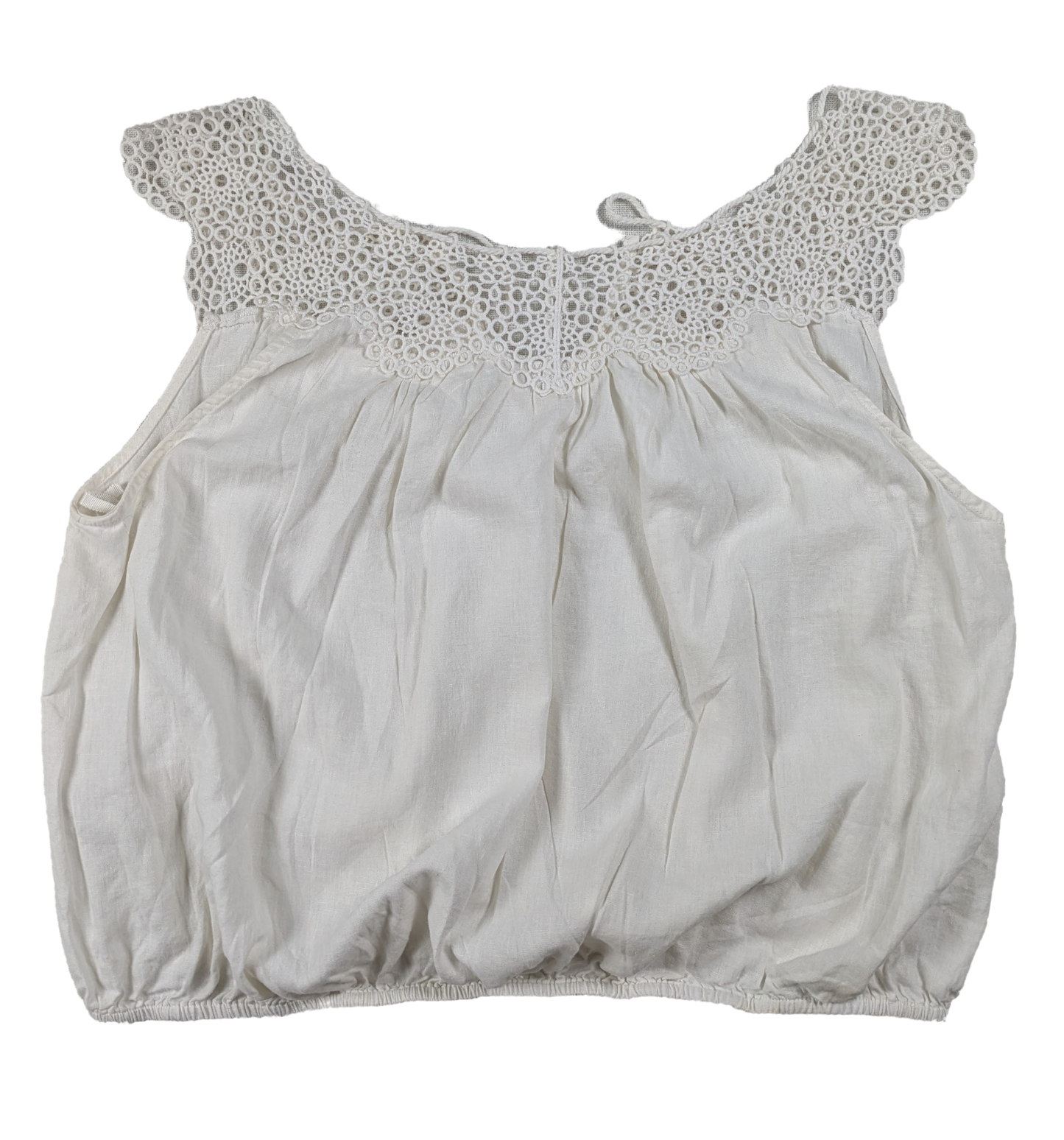 Free People Clover Crochet Sleeveless Camisole Top Size Medium This Sleeveless Camisole by Free People is perfect for warm weather! With its delicate Clover Crochet 