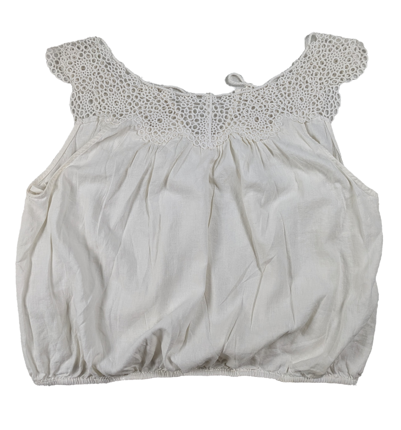 Free People Clover Crochet Sleeveless Camisole Top Size Medium This Sleeveless Camisole by Free People is perfect for warm weather! With its delicate Clover Crochet 