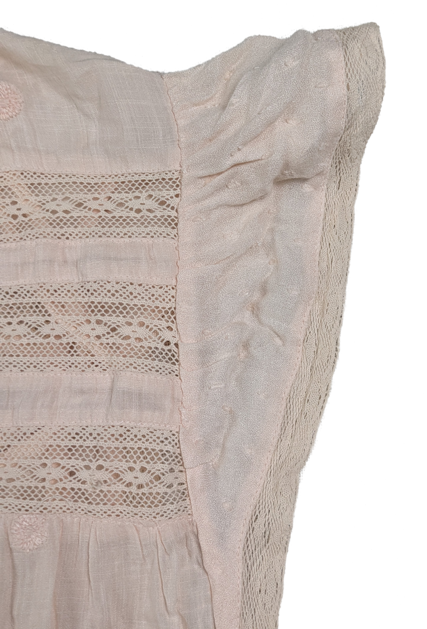 Free People Blush Midnight Midi Dress Size Large Indulge in a touch of blush with the Free People Midnight Midi Dress. This playful v-neck dress will have you feelin