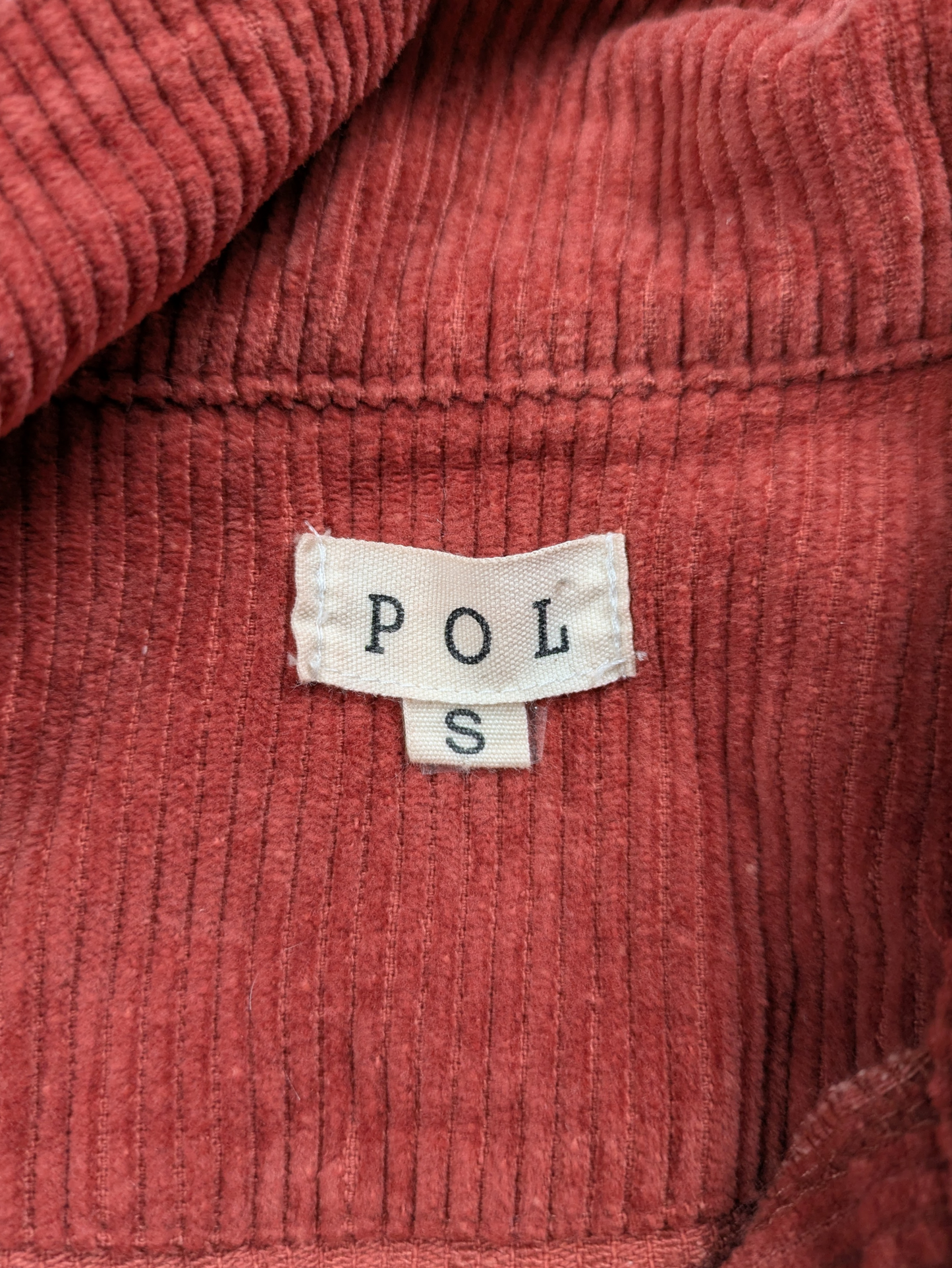 POL by Anthropologie Distressed Wide Corduroy Jacket Size Small