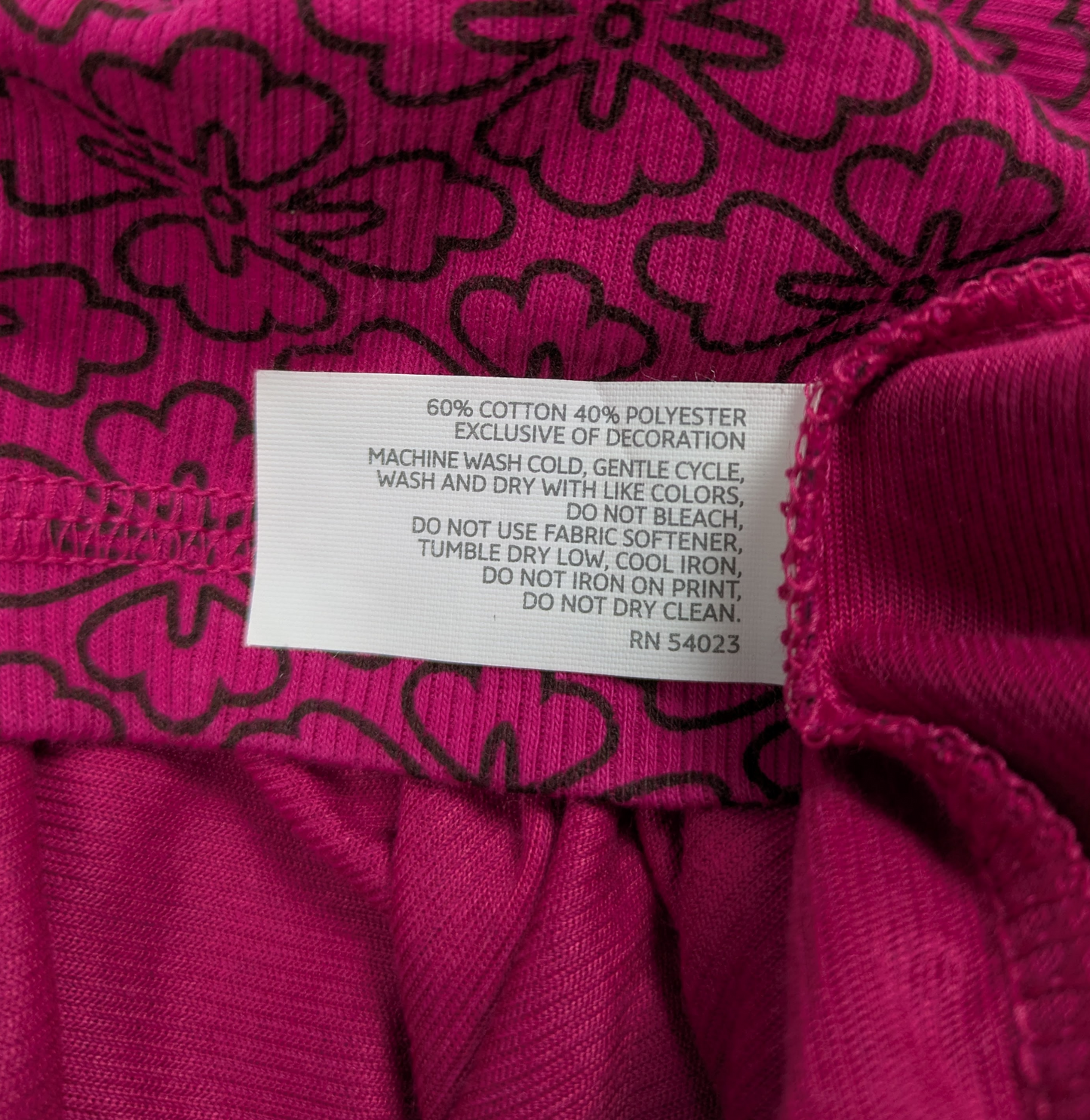 Old Navy do a little yoga Pink with Blue Floral Print Tank Top Size XXL
