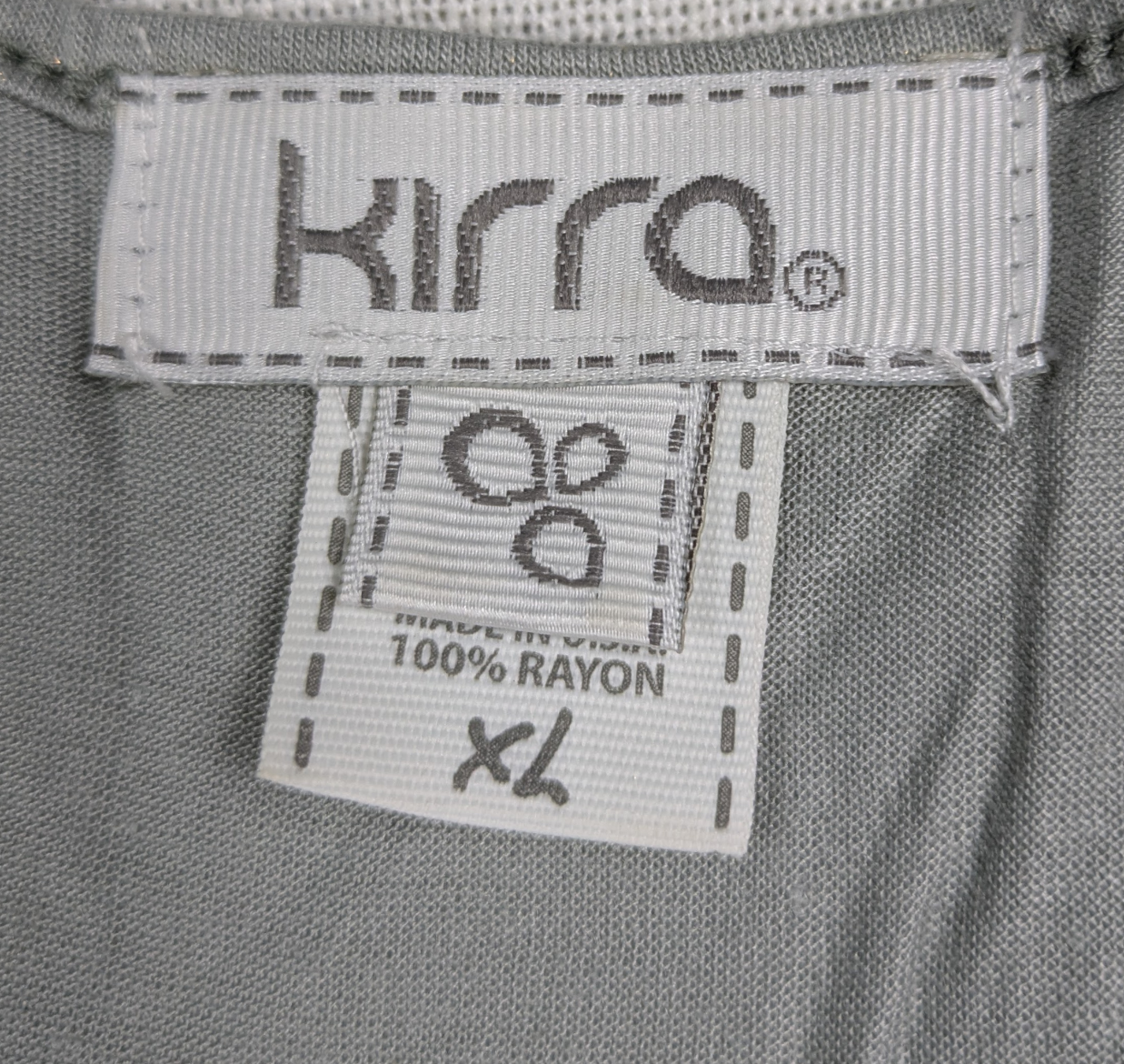 Kirra Sheer Lightweight Racerback Tank Top Size XL