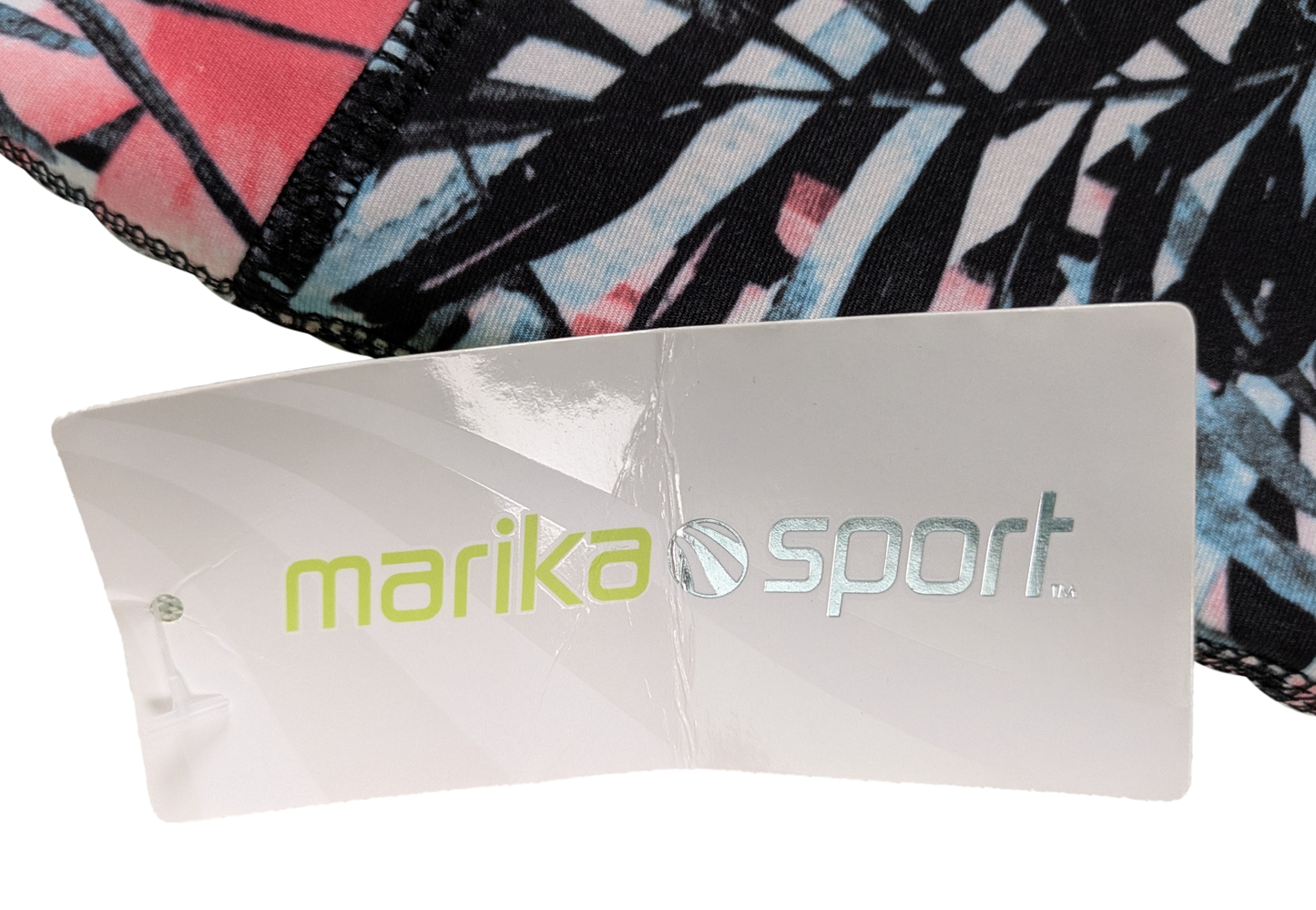 Marika Sport Cropped Tropical Print Leggings Size XL NWT