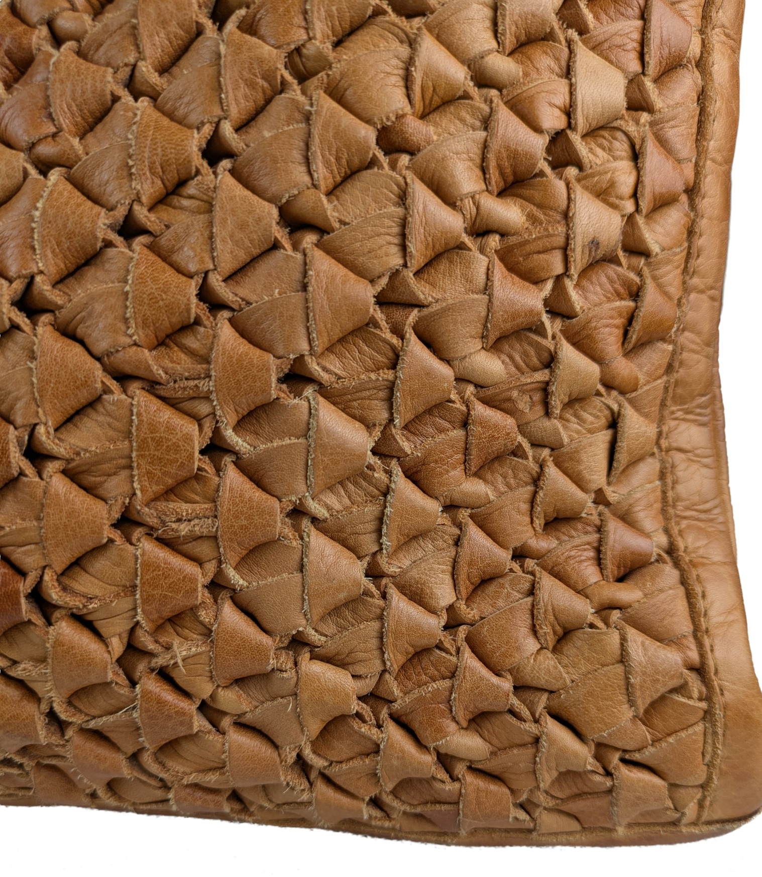 Anthropologie Day & Mood Ann Braided Oversized Clutch Indulge in luxury with the Anthropologie Day &amp; Mood Ann Braided Oversized Clutch. Crafted from soft leather