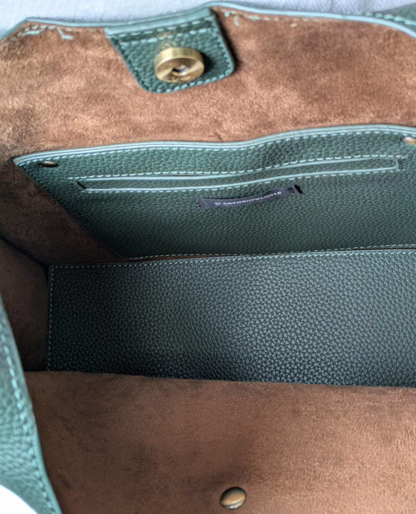 Anthropologie Ellery Pleather Slouchy Tote in Army Green Elevate your style with the Anthropologie Ellery Pleather Slouchy Tote! Made with high-quality pleather, thi
