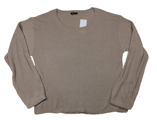 Splendid Georgie Cashblend Rib Sweater Size XL Get ready to experience sweater dressing in a whole new light. The Georgie Rib Sweater is topped with a fabulous bubbl