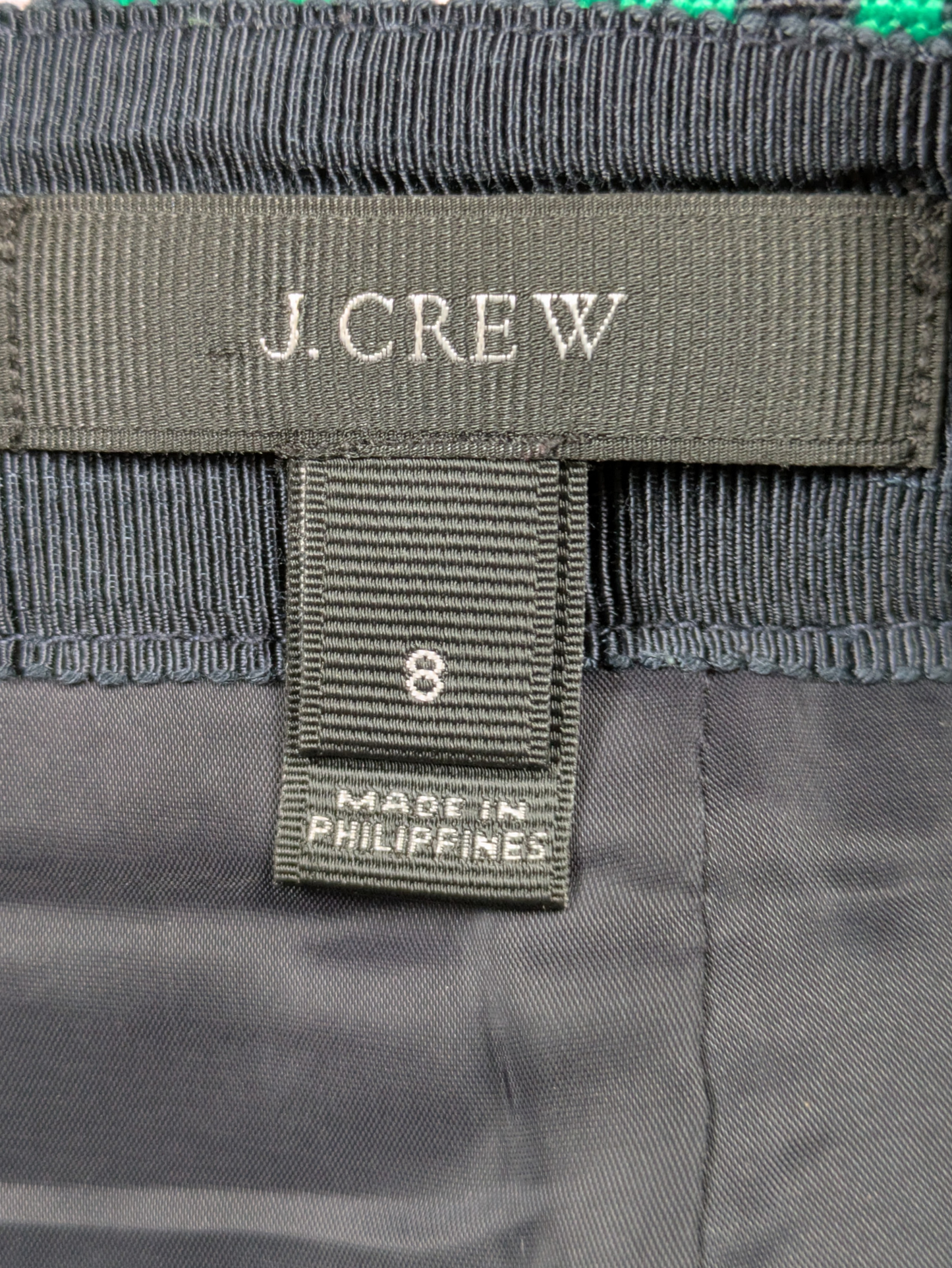 J. Crew Celtic Knot Pencil Skirt Size 8