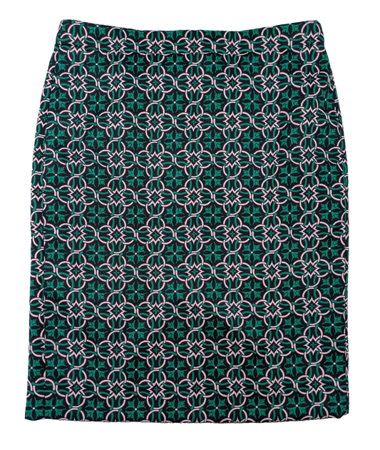 J. Crew Celtic Knot Pencil Skirt Size 8