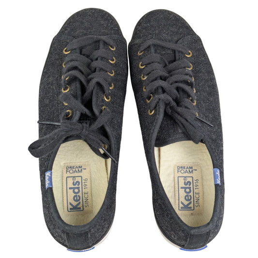 Keds Dark Gray Wool Blend Dream Foam Sneakers Size 8.5