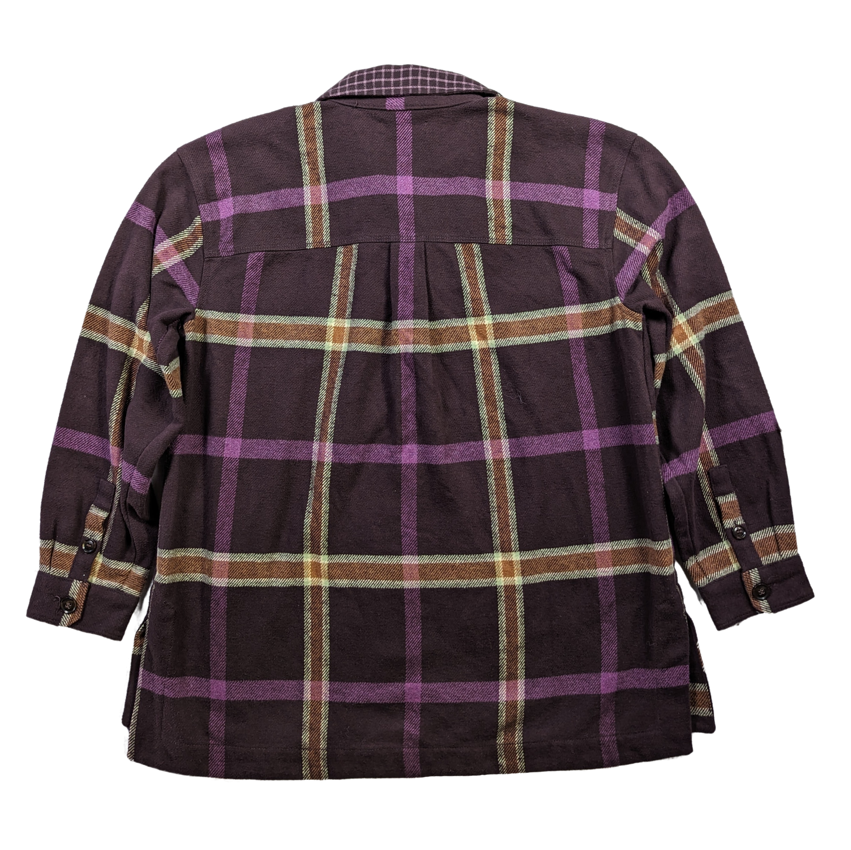 Madewell Tilda Purple Plaid Shacket - NWOT - 0