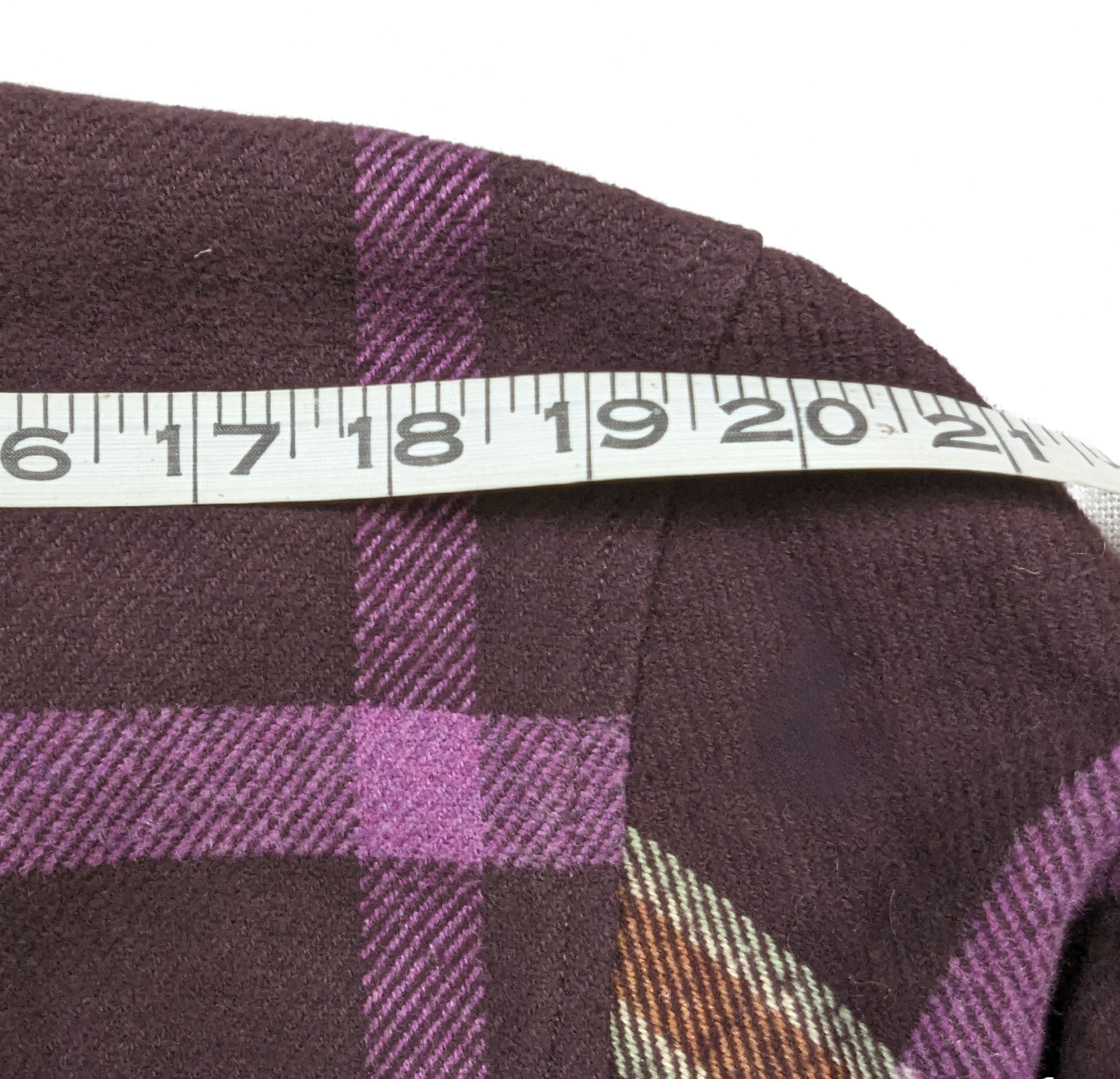 Madewell Tilda Purple Plaid Shacket - NWOT