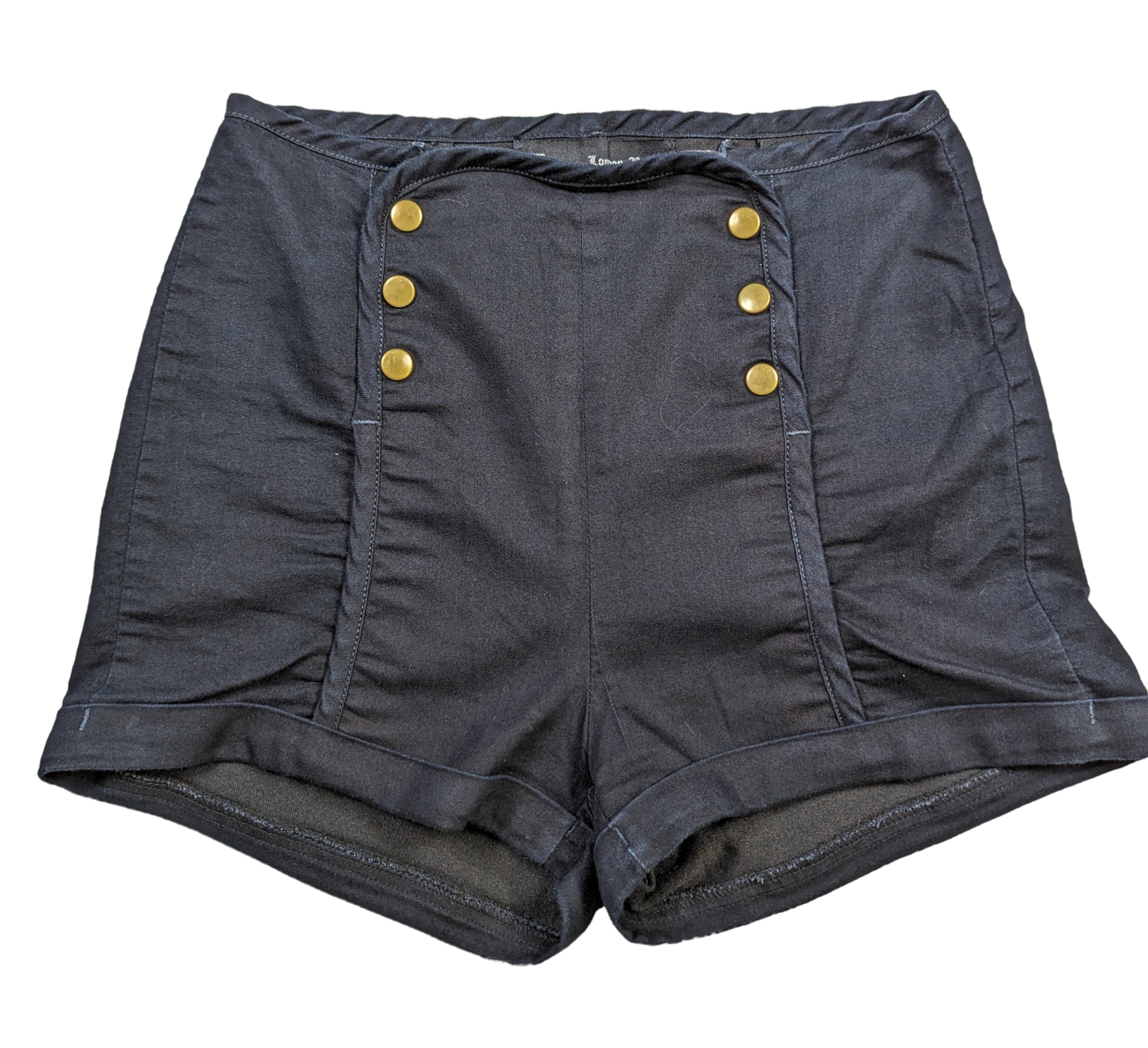 London Bridge Sailor Shorts Sail away in style with our London Bridge Sailor Shorts. Made from a comfortable cotton/spandex blend, these shorts feature two 3-button 