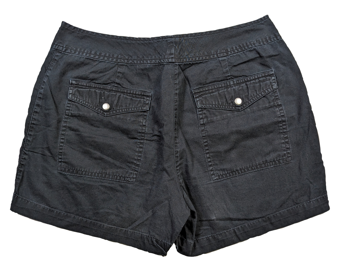 i.e. Relaxed Black shorts Size 10P Get ready to rock these Relaxed Black shorts in size 10P! Made with 100% cotton, these shorts offer a comfortable and stylish fit 