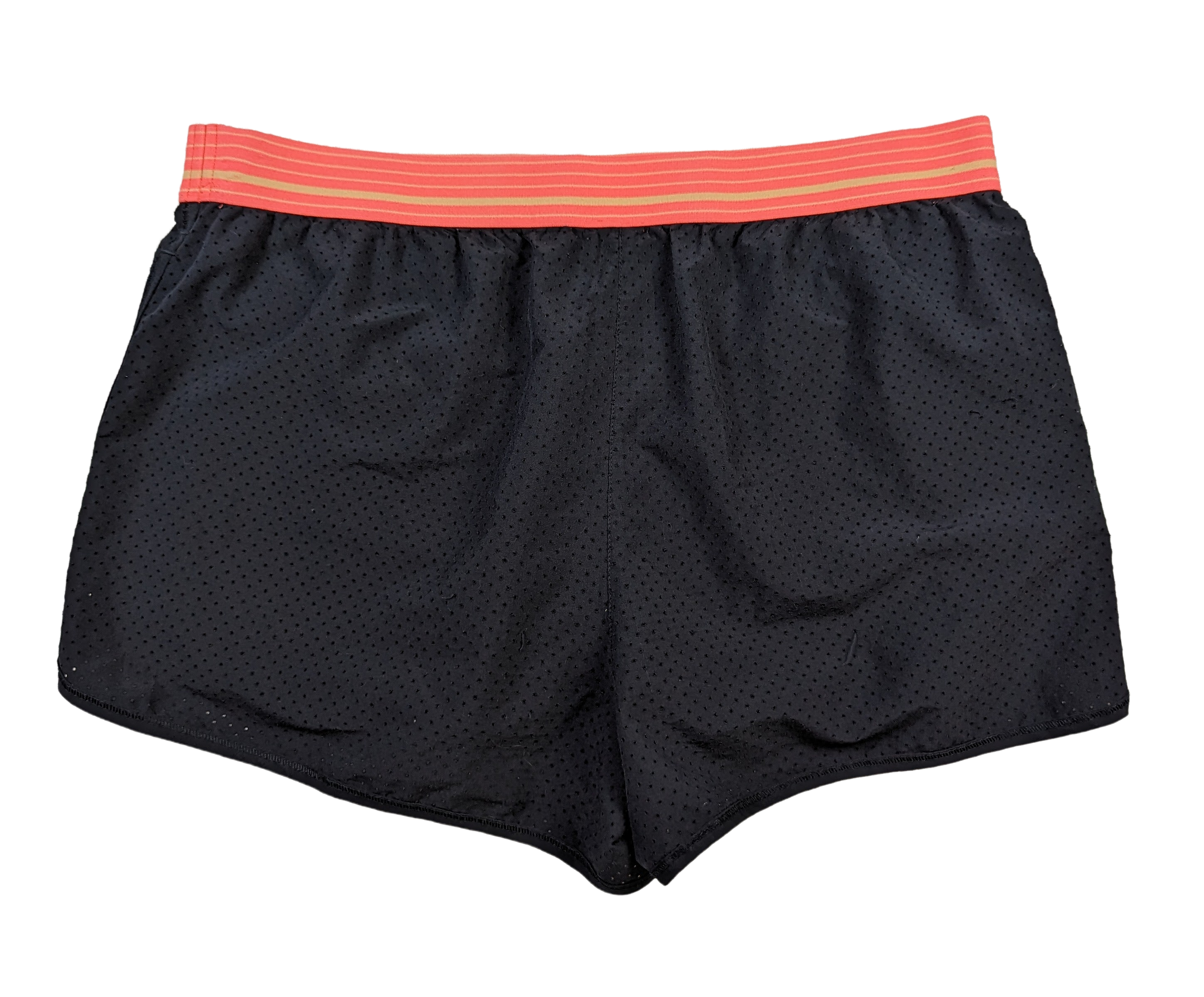 Under Armour Black Mesh Running Shorts with Pink Waist bandGet ready to run in style with these Black Mesh Running Shorts from Under Armour. Made with comfortable me