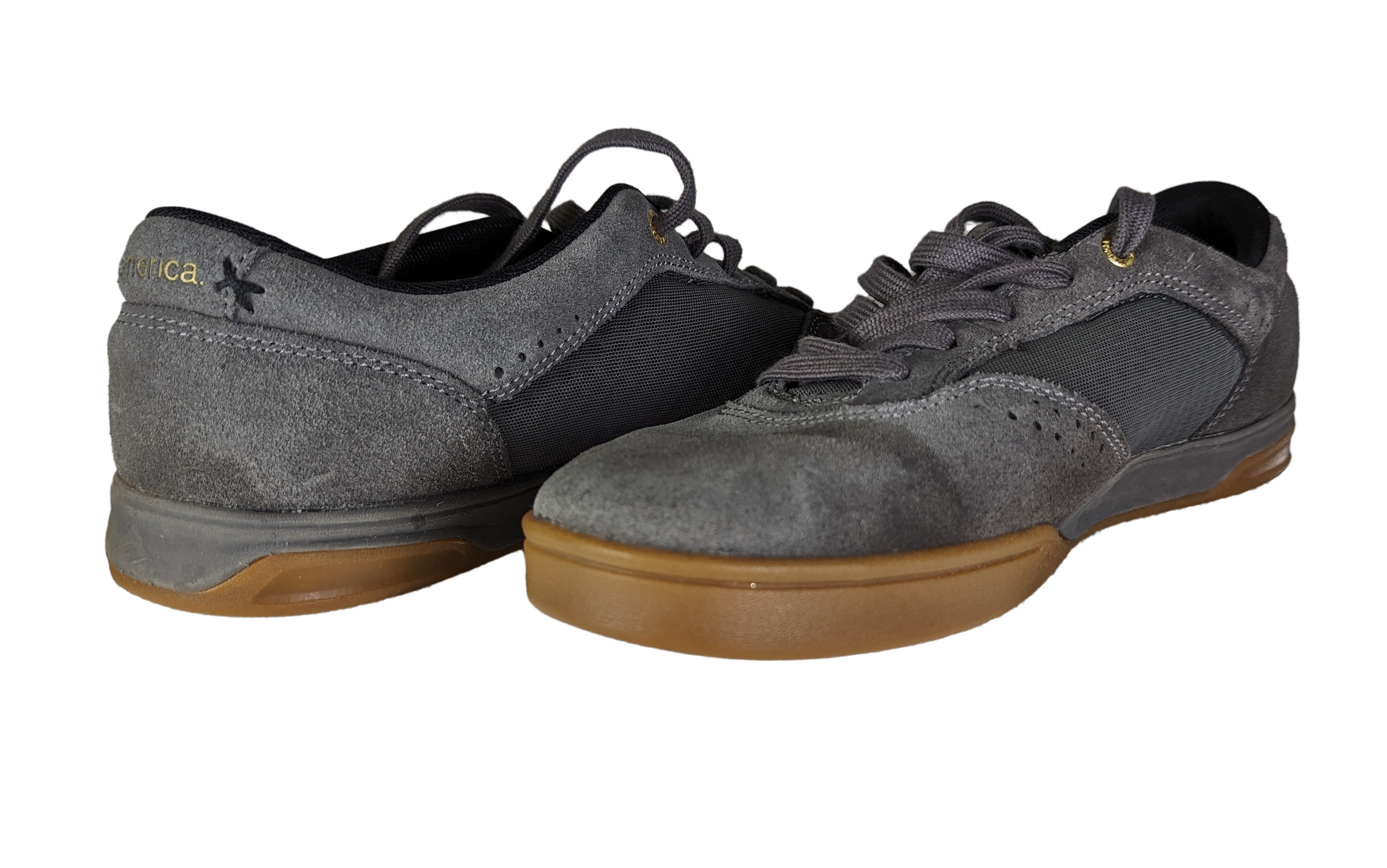 Emerica Footwear The Herman G6 Gray Suede Men's Skate Shoes