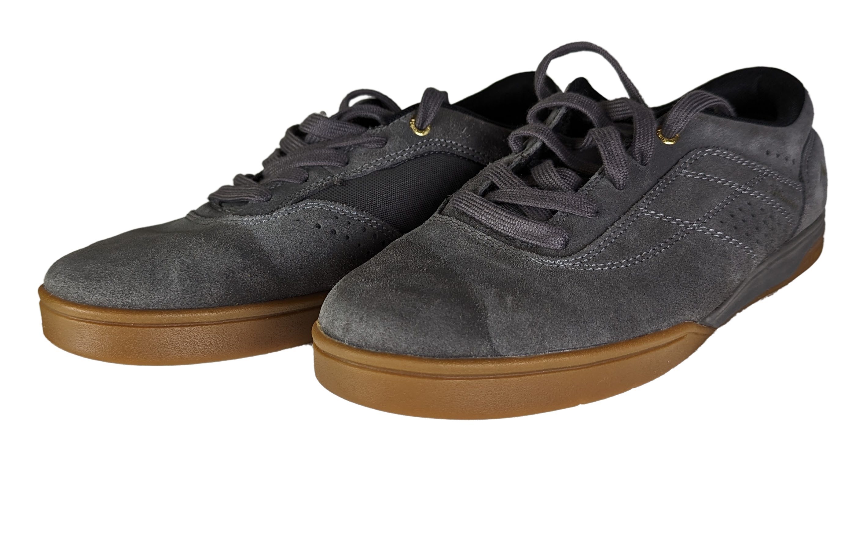 Emerica Footwear The Herman G6 Gray Suede Men's Skate Shoes - 0