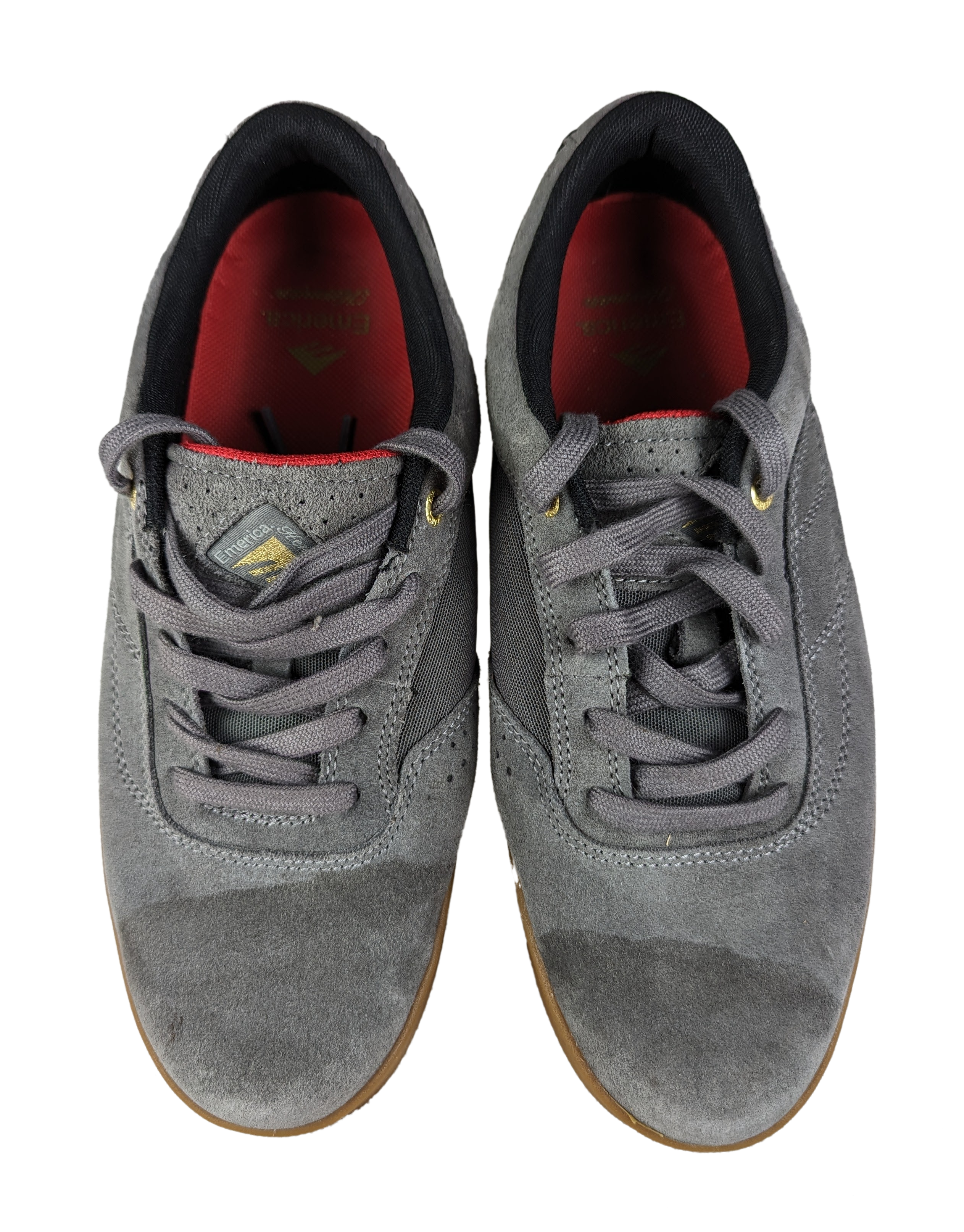 Emerica Footwear The Herman G6 Gray Suede Men's Skate Shoes