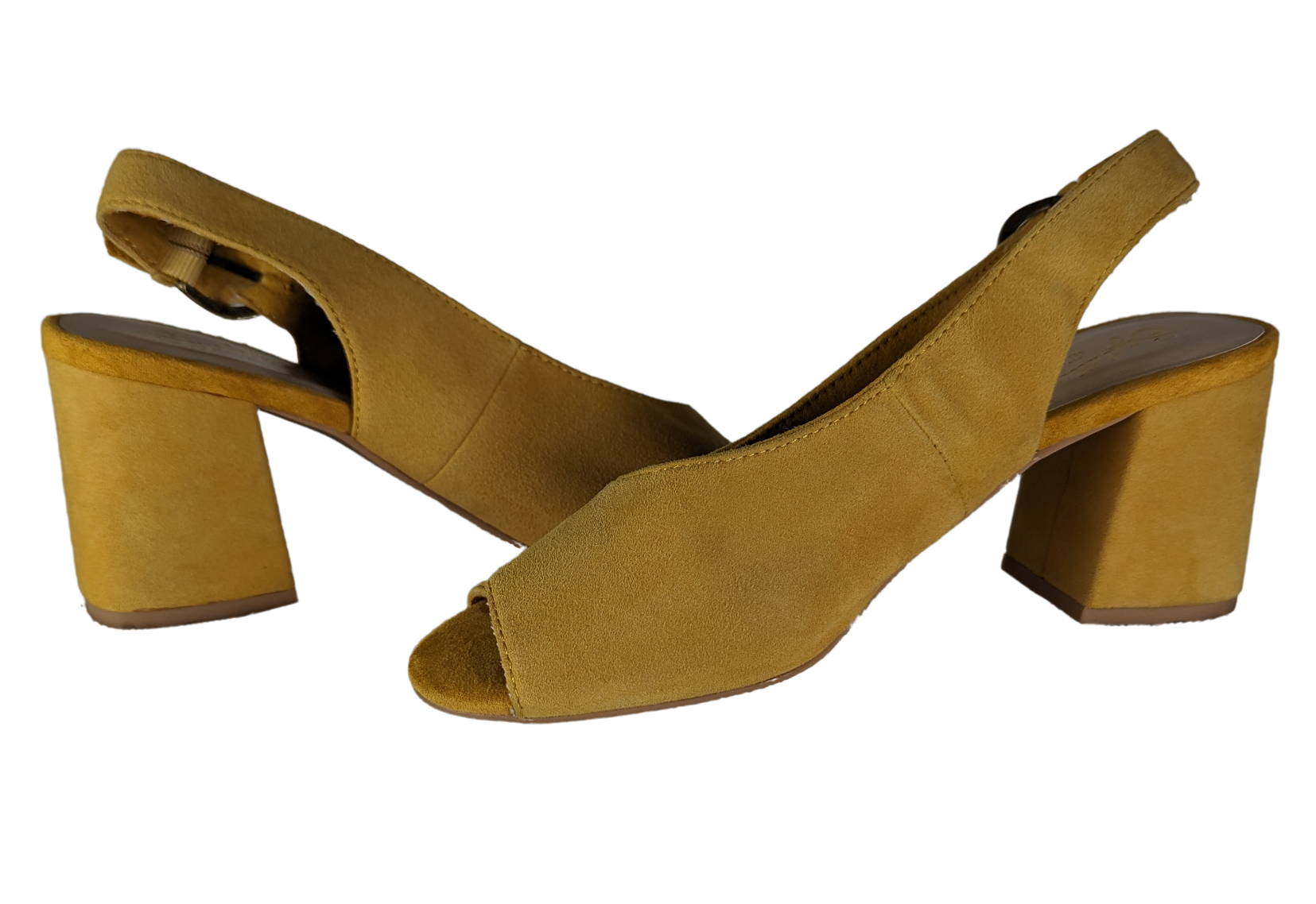 Seychelles Mustard Yellow Suede Chunky Heel Sandals Size 7 1/2 Step into the sun with Seychelles Mustard Yellow Suede Chunky Heel Sandals! These playful sandals feat