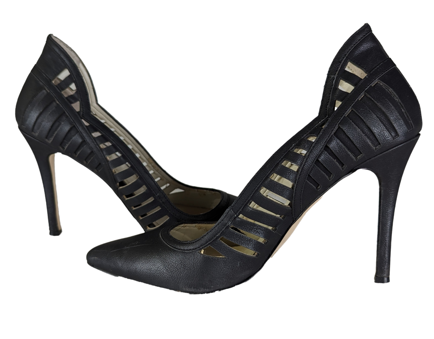 BCBGeneration Tillie Heels in Black Size 9 Elevate every step with BCBGeneration Tillie Heels! These black 4 inch heels feature stylish cut outs on the sides and are