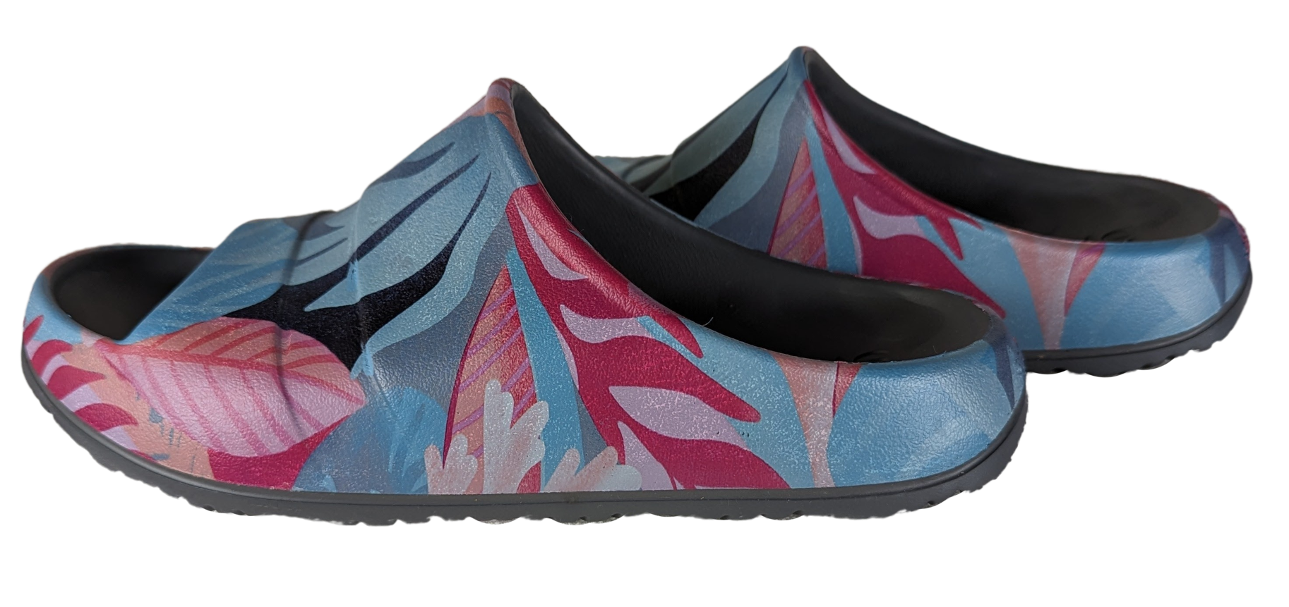 Sperry Windward Float Slide with Tropical Print Size 8 NIB Give your feet a taste of paradise with Sperry's Windward Float Slide, featuring a tropical print and ligh