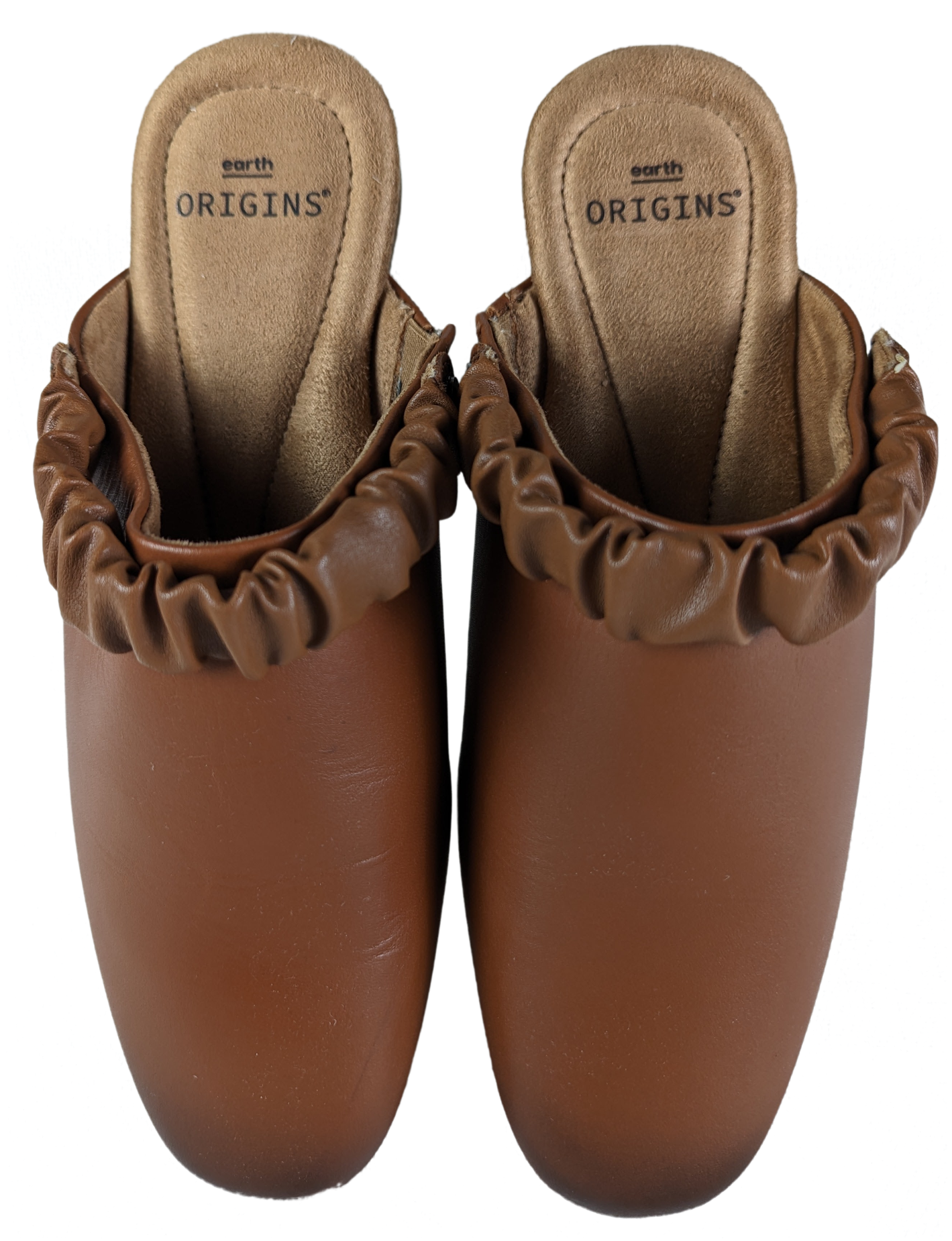 Earth Origins Ren Mule with Adjustable Back Size 7 1/2 W NIB Introducing the Earth Origins Ren Mule - the perfect combination of comfort and style. With a flexible f